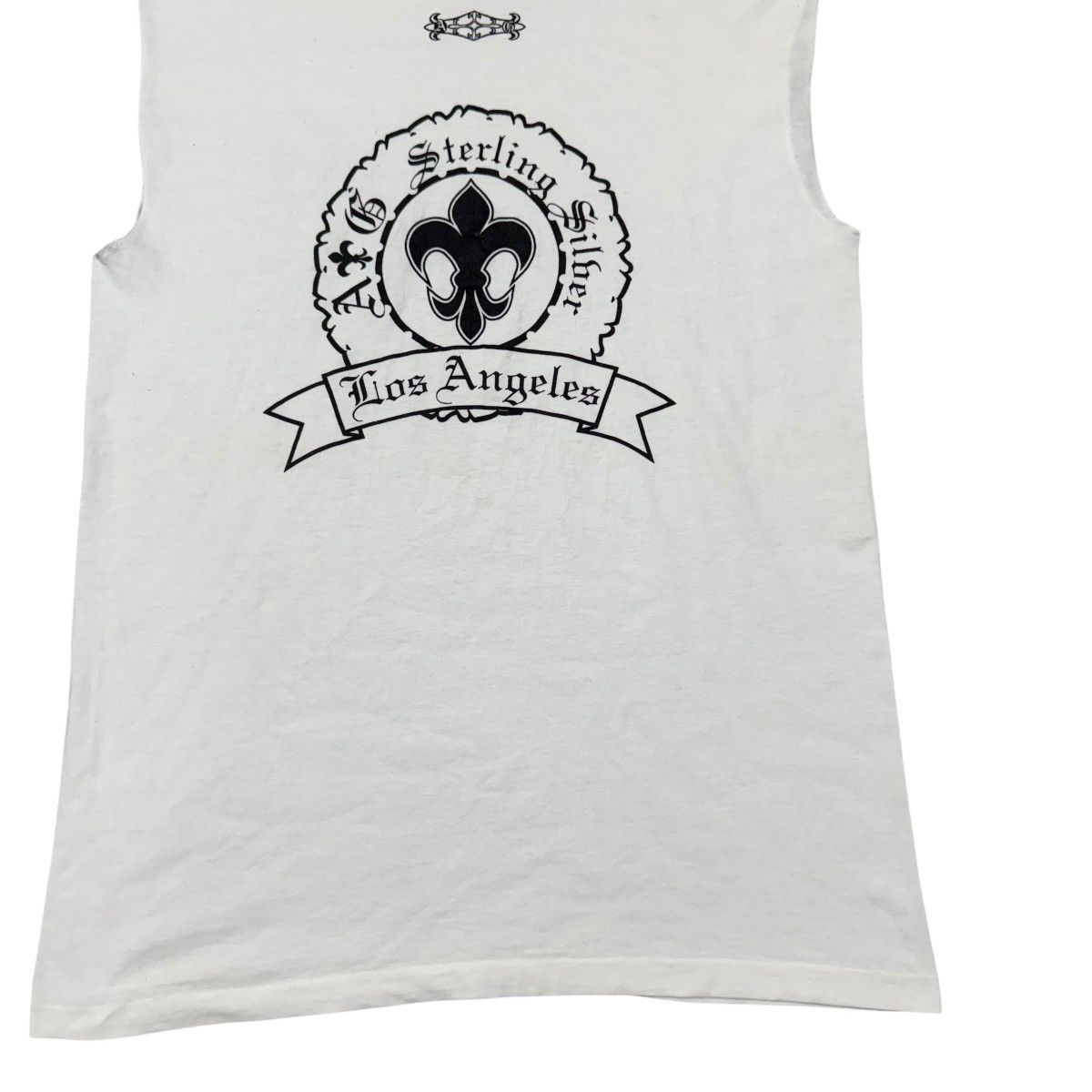 A&G Rock 90s A&G Rock Sterling Silver Sleeveless Chrome Hearts Size US L / EU 52-54 / 3 - 8 Thumbnail