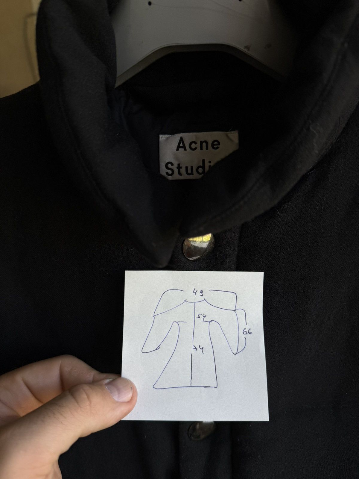 Acne Studios Acne Studios Mountain Jacket AW16 Down Puffer Black Wool 48 Size US M / EU 48-50 / 2 - 7 Thumbnail