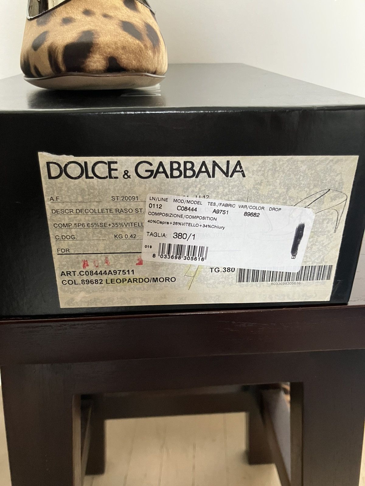 Dolce & Gabbana Dolce & Gabbana leopard print heels Size US 8 / IT 38 - 8 Thumbnail