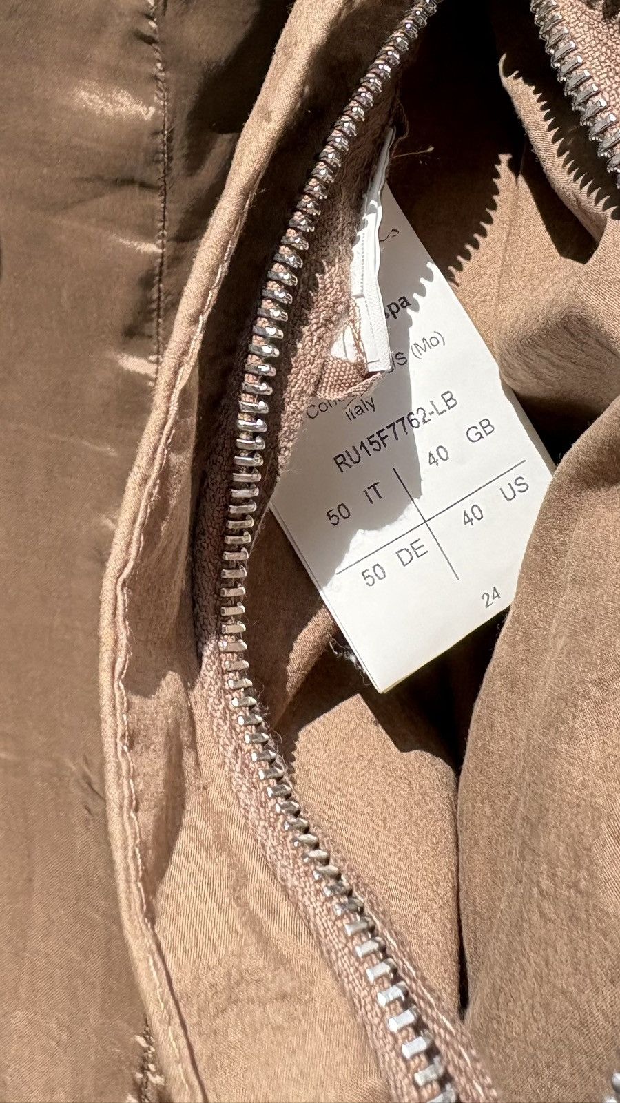 Rick Owens 15FW RICK OWENS MOLINO LEATHER JACKET Size US M / EU 48-50 / 2 - 7 Thumbnail