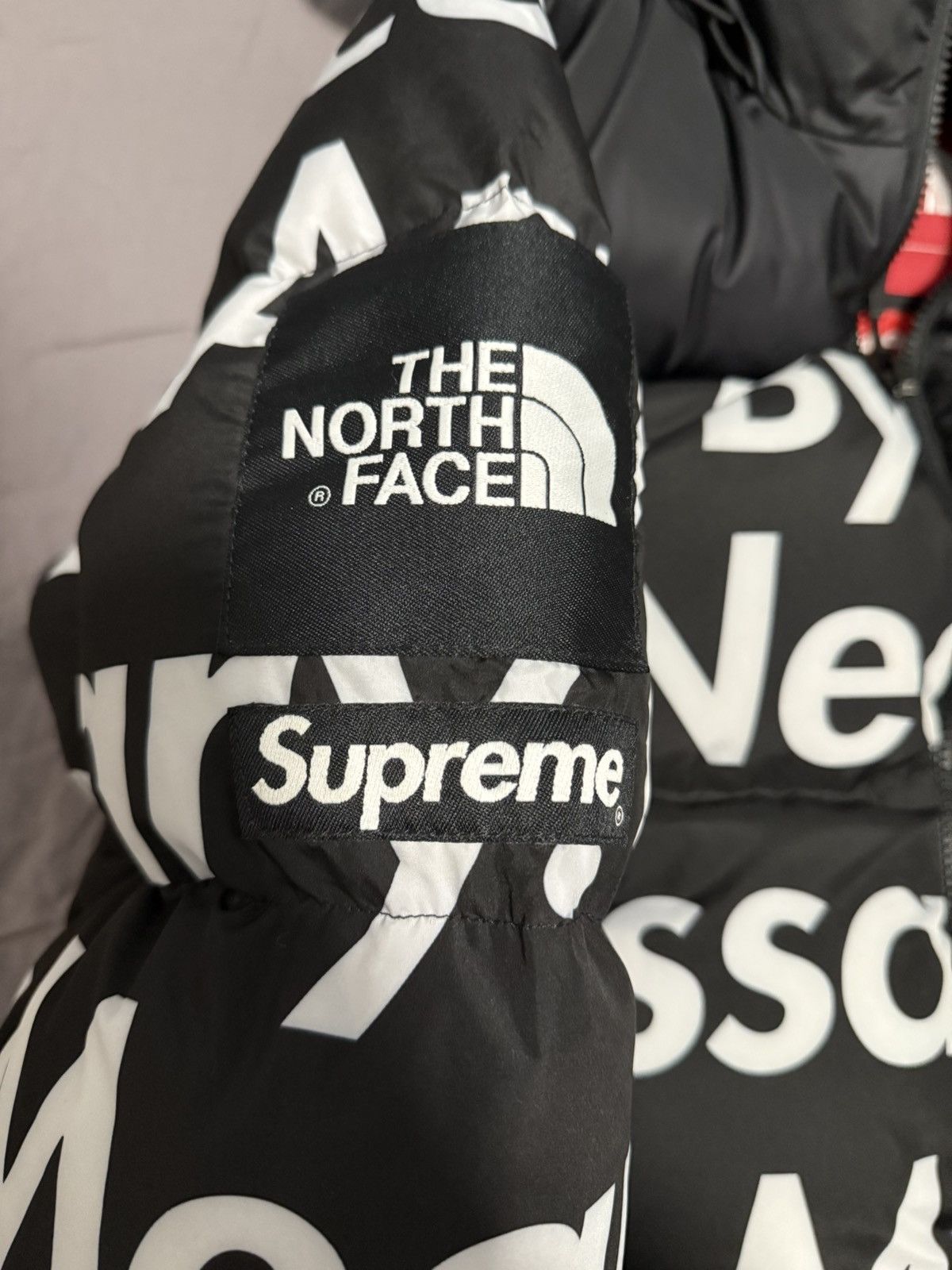 Supreme × The North Face Supreme tnf north face black bamn by any means nuptse jacket Size US M / EU 48-50 / 2 - 9 Thumbnail