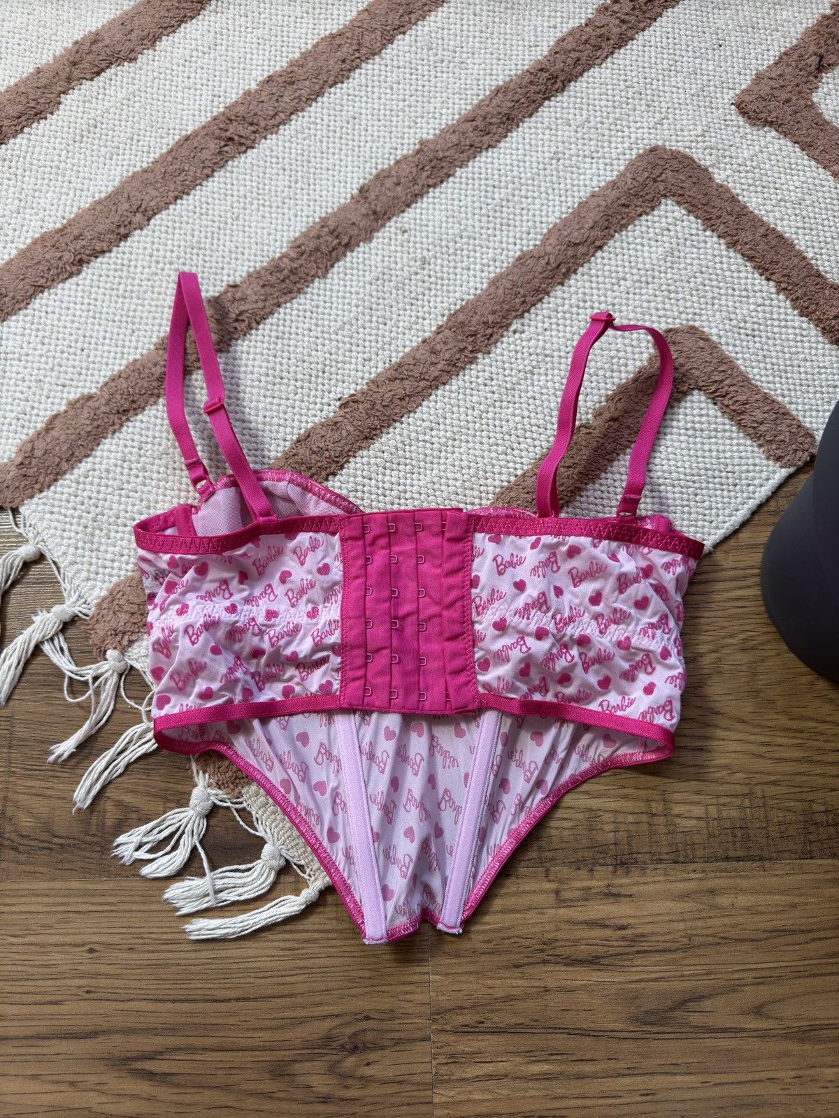Vintage CUTE BARBIE MONOGRAM CORSET Size S / US 4 / IT 40 - 3 Thumbnail