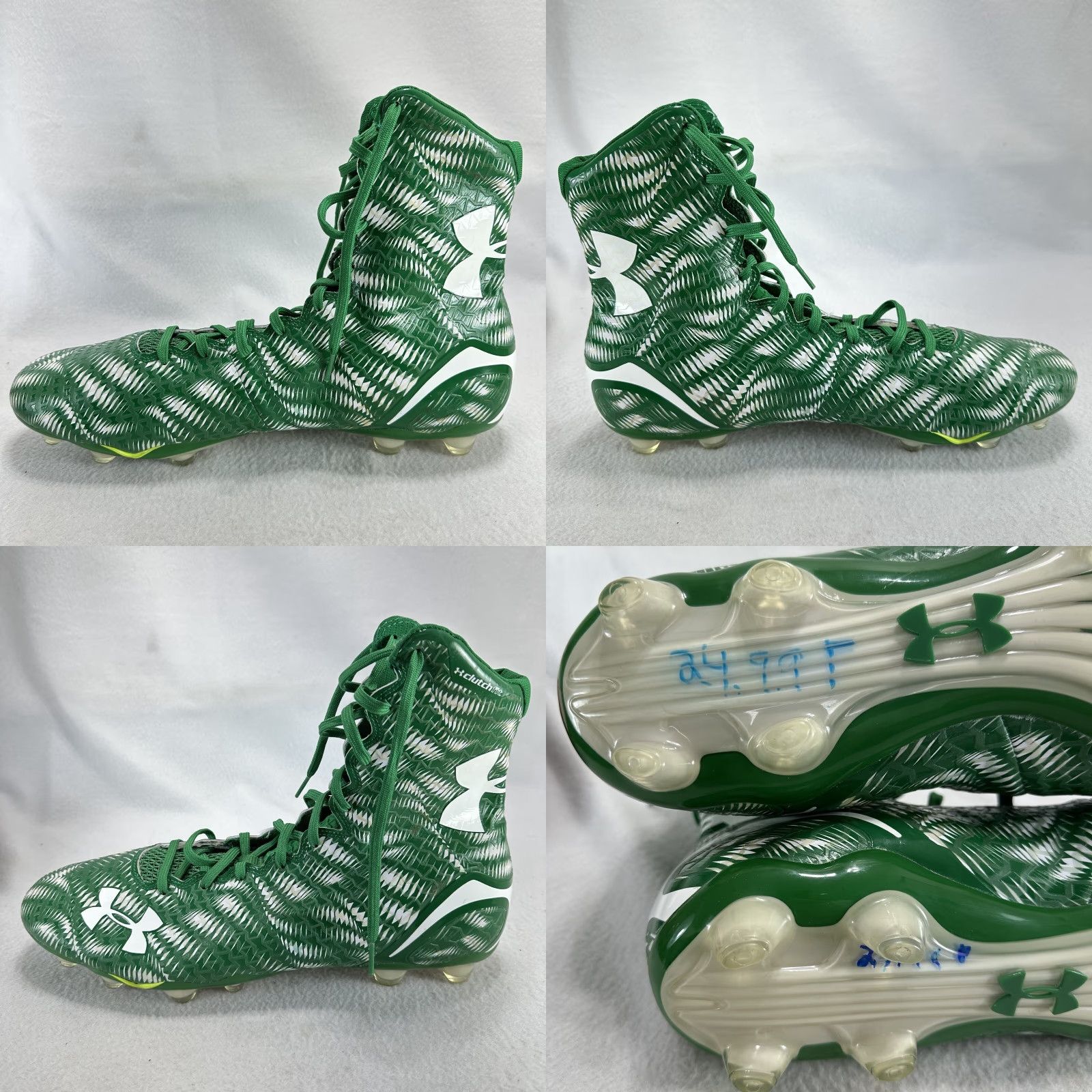 Under Armour Under Armour Highlight MC Cleats Football Men's Green 1258400-305 Sz 16 Size US 15 / EU 48 - 8 Thumbnail