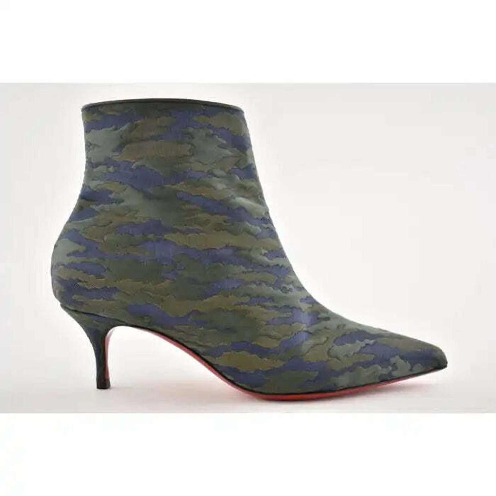 Christian Louboutin Christian Louboutin So Kate Booty 55 Green Blue Camouloubi Size US 6.5 / IT 36.5 - 2 Thumbnail