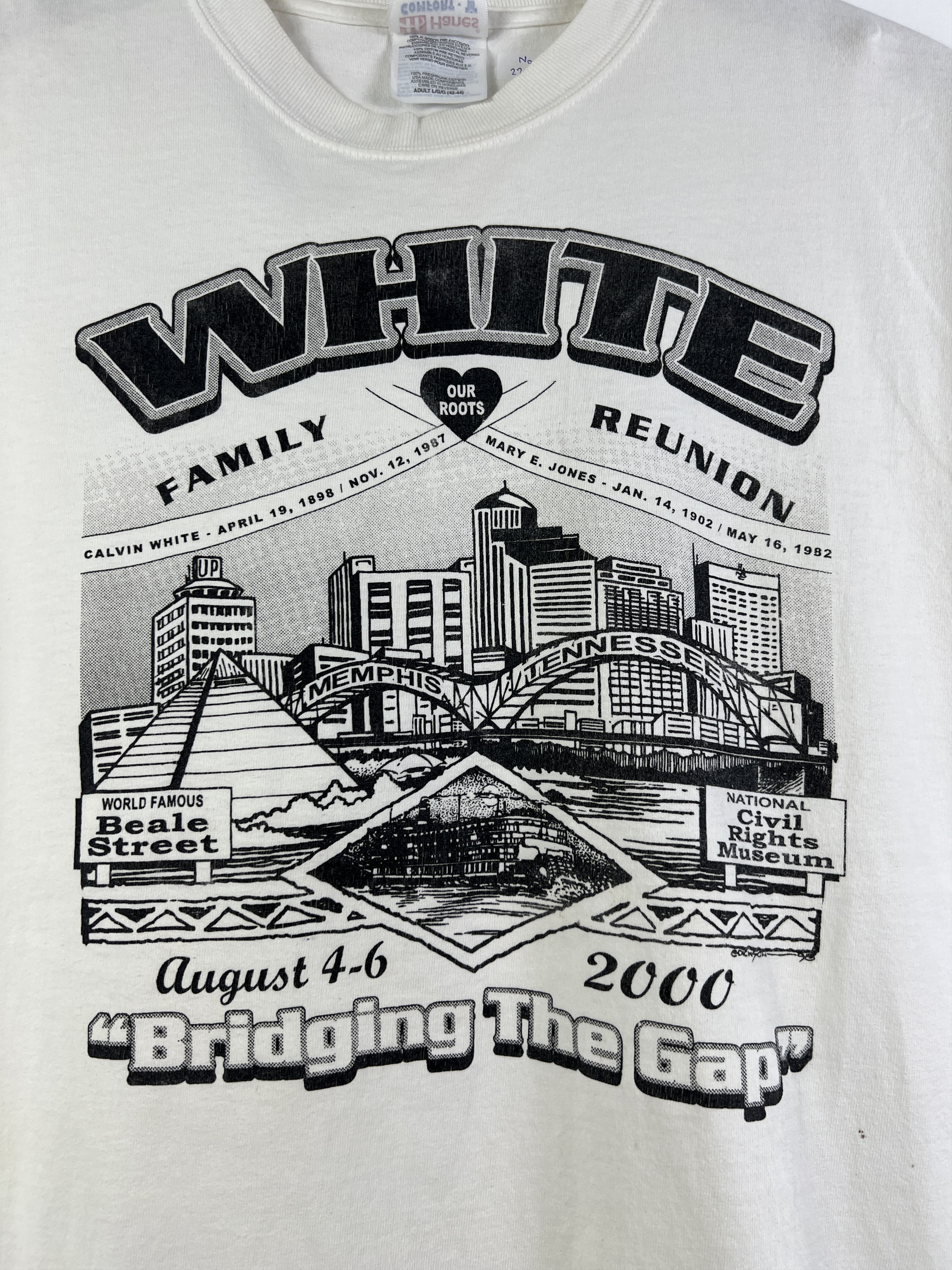 Vintage No.4697 Vintage Graphic Tee Family Reunion (L) Size US L / EU 52-54 / 3 - 2 Thumbnail