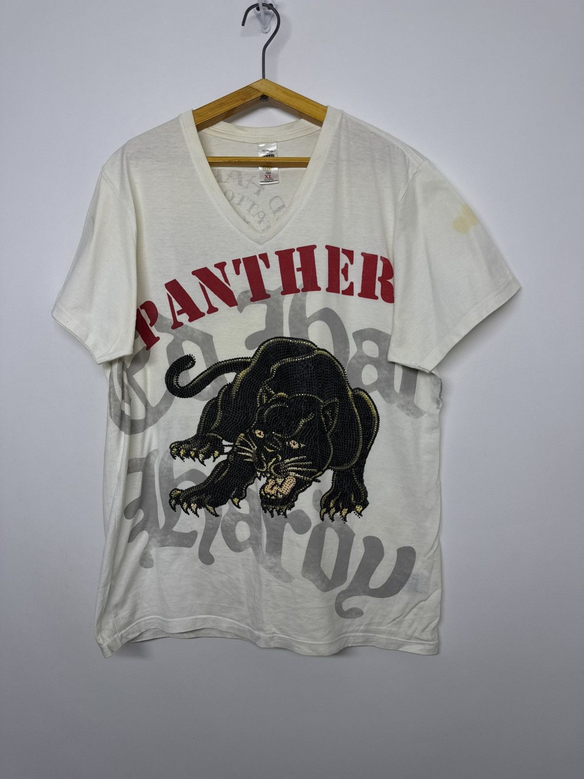 Ed Hardy Vintage Y2k Ed Hardy Panter 🔥 Big Logo T-Shirt 00’s Size XL / US 12-14 / IT 48-50 - 6 Thumbnail