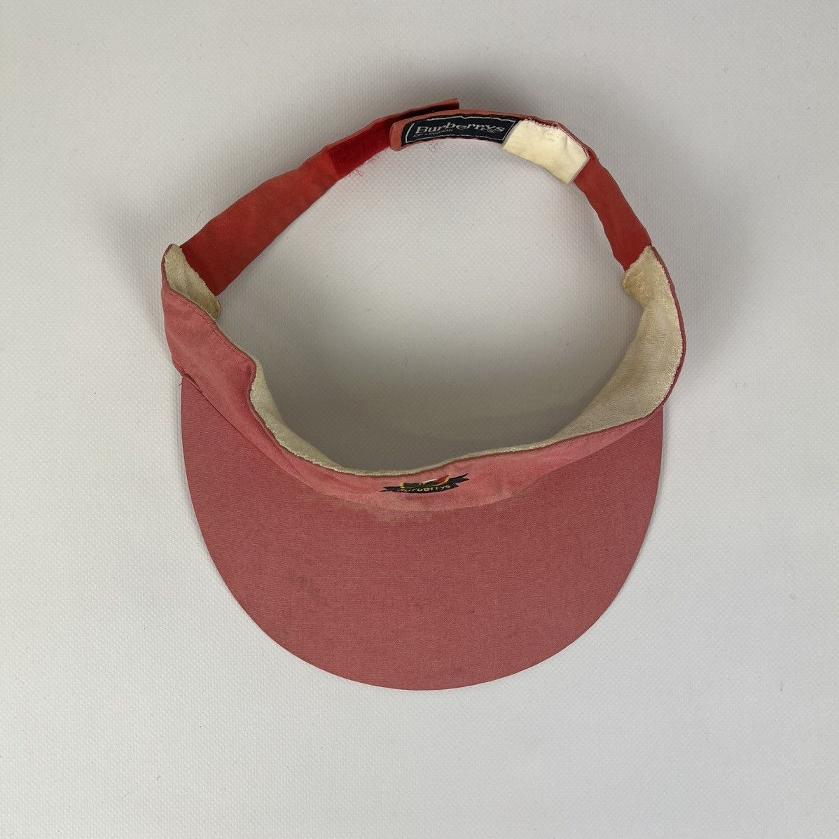 Burberry Vintage Burberrys of England Burberry Golf Visor Cap Red Top Size ONE SIZE - 6 Thumbnail
