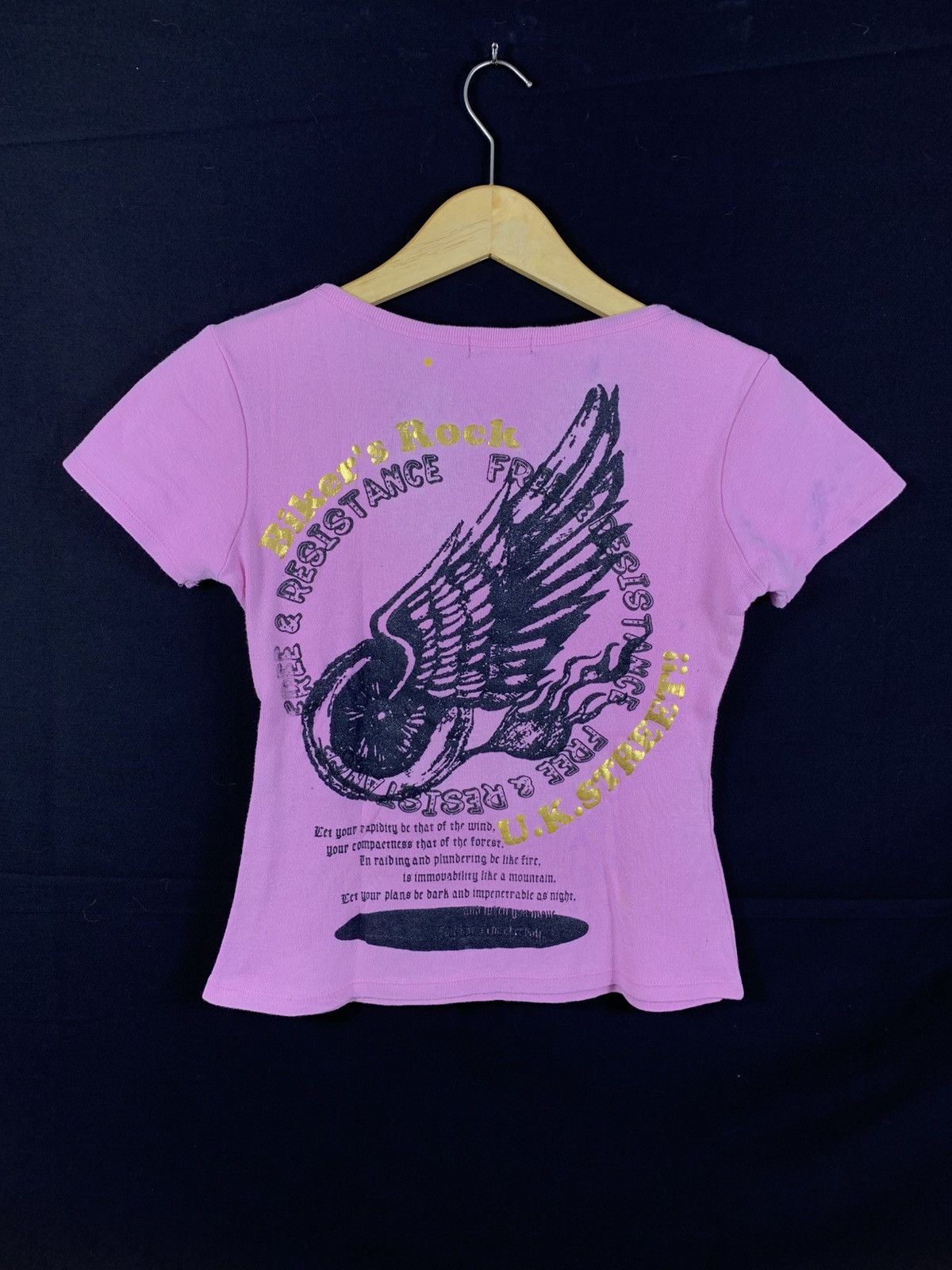 If Six Was Nine Crazy Japan Biker's Rock U.K Street Tee Size US S / EU 44-46 / 1 - 1 Thumbnail