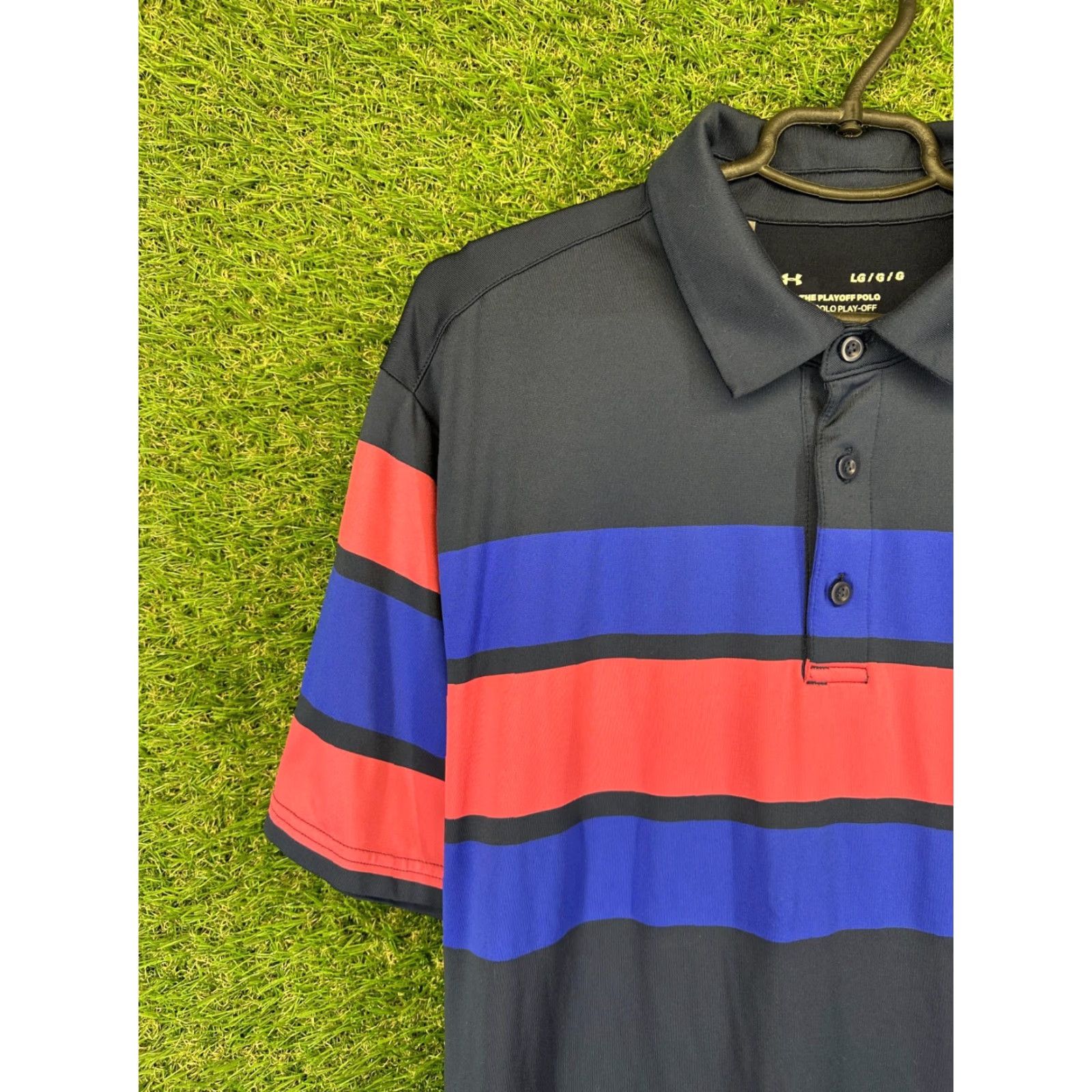 Under Armour Under Armour Performance Polo Shirt Men L Navy blue Solid Short Sleeve 2021 Polo Size US L / EU 52-54 / 3 - 4 Thumbnail