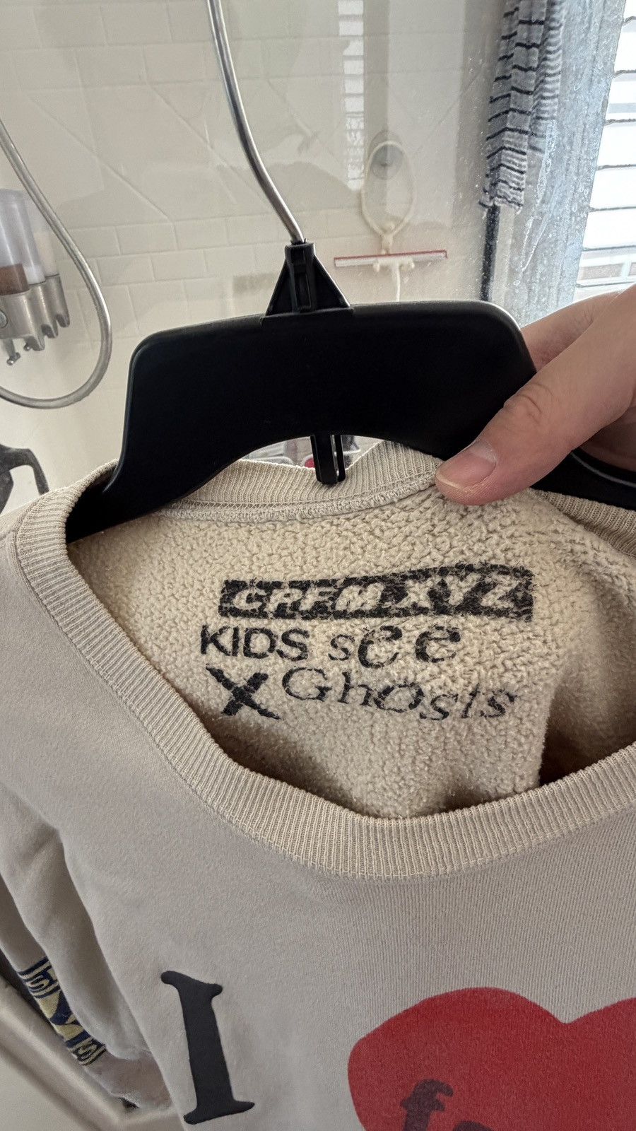 Cactus Plant Flea Market CPFM XYZ Kids See Ghosts I Feel Ghosts Graphic Crewneck Size US XL / EU 56 / 4 - 3 Thumbnail