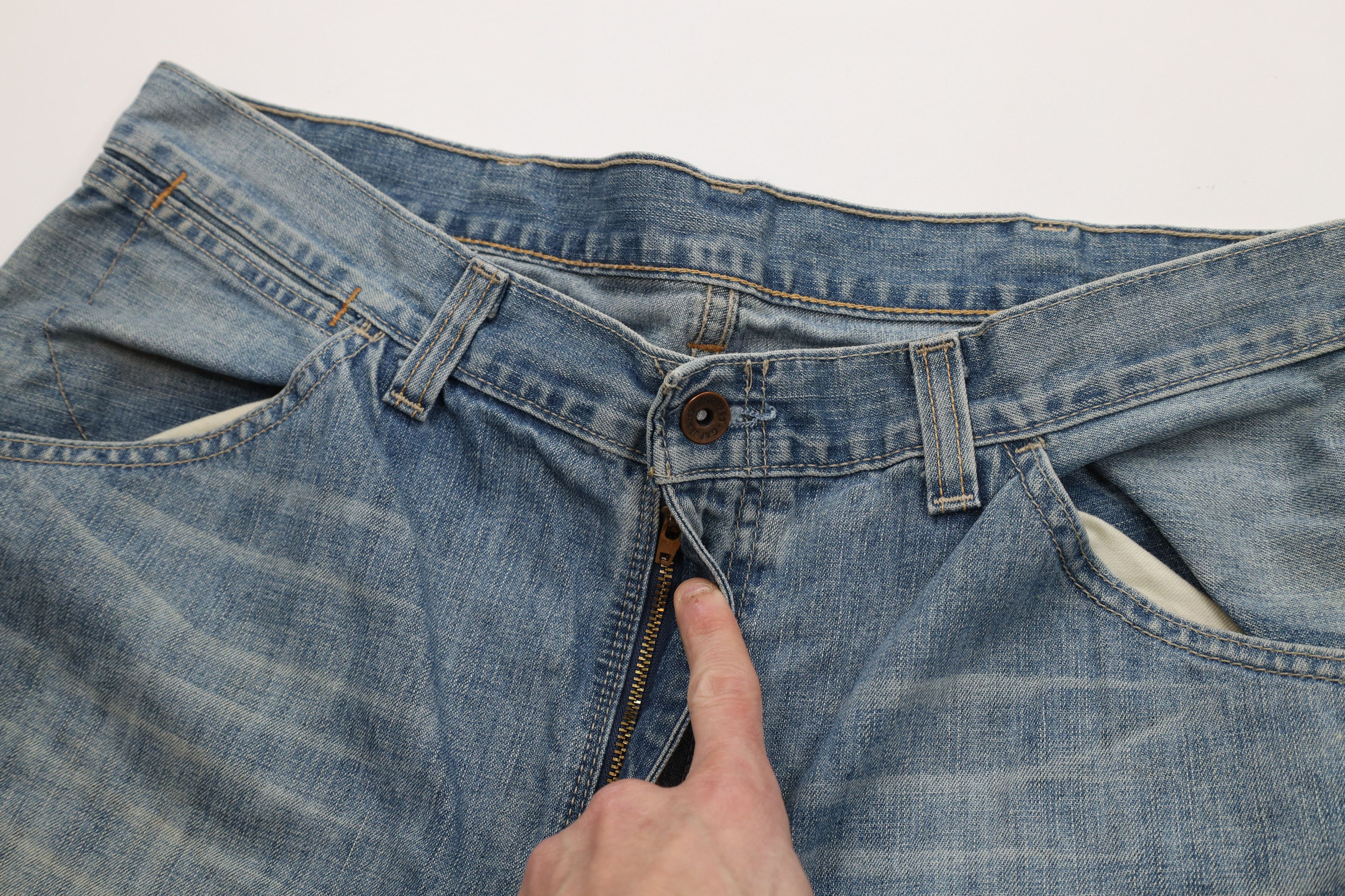Gap Vintage Gap Wide Leg Dungaree Workwear Denim Jeans Blue Size 40" / US 18 - 9 Thumbnail