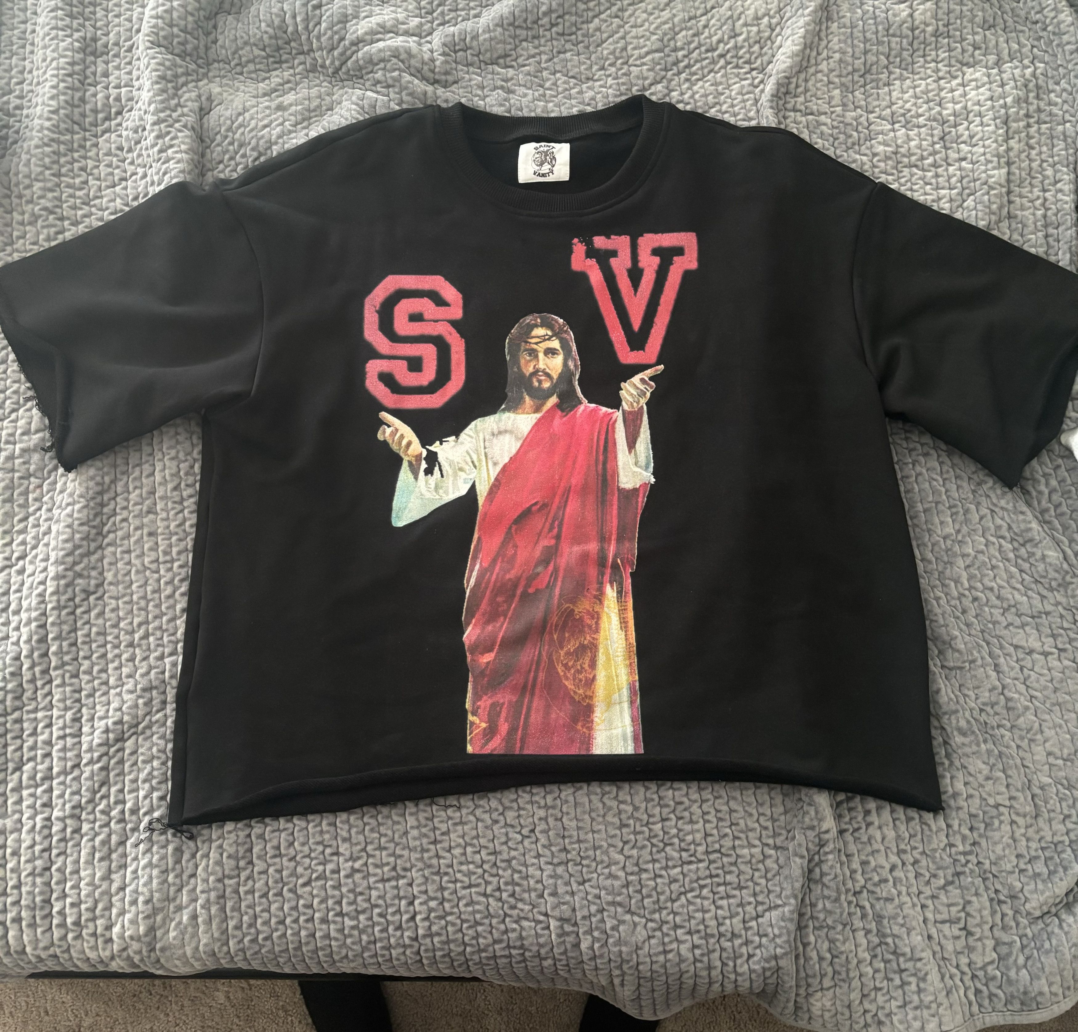 Saint Vanity Saint Vanity ‘Jesus Cropped Sweater Tee’ Size US M / EU 48-50 / 2 - 1 Thumbnail