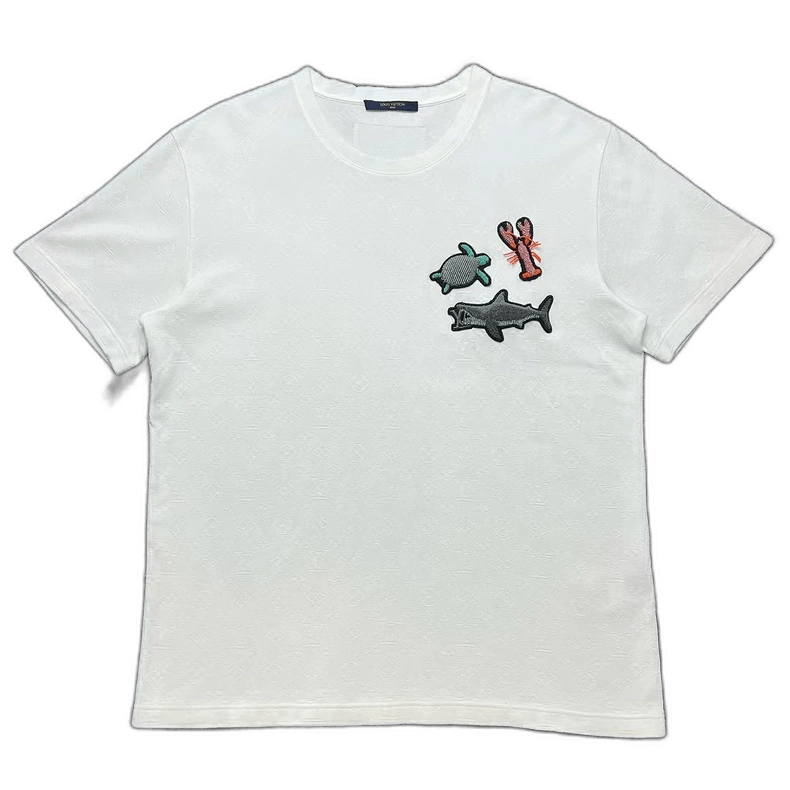 Louis Vuitton Louis Vuitton Ocean Life Short Sleeve White T-shirt Size US M / EU 48-50 / 2 - 1 Thumbnail