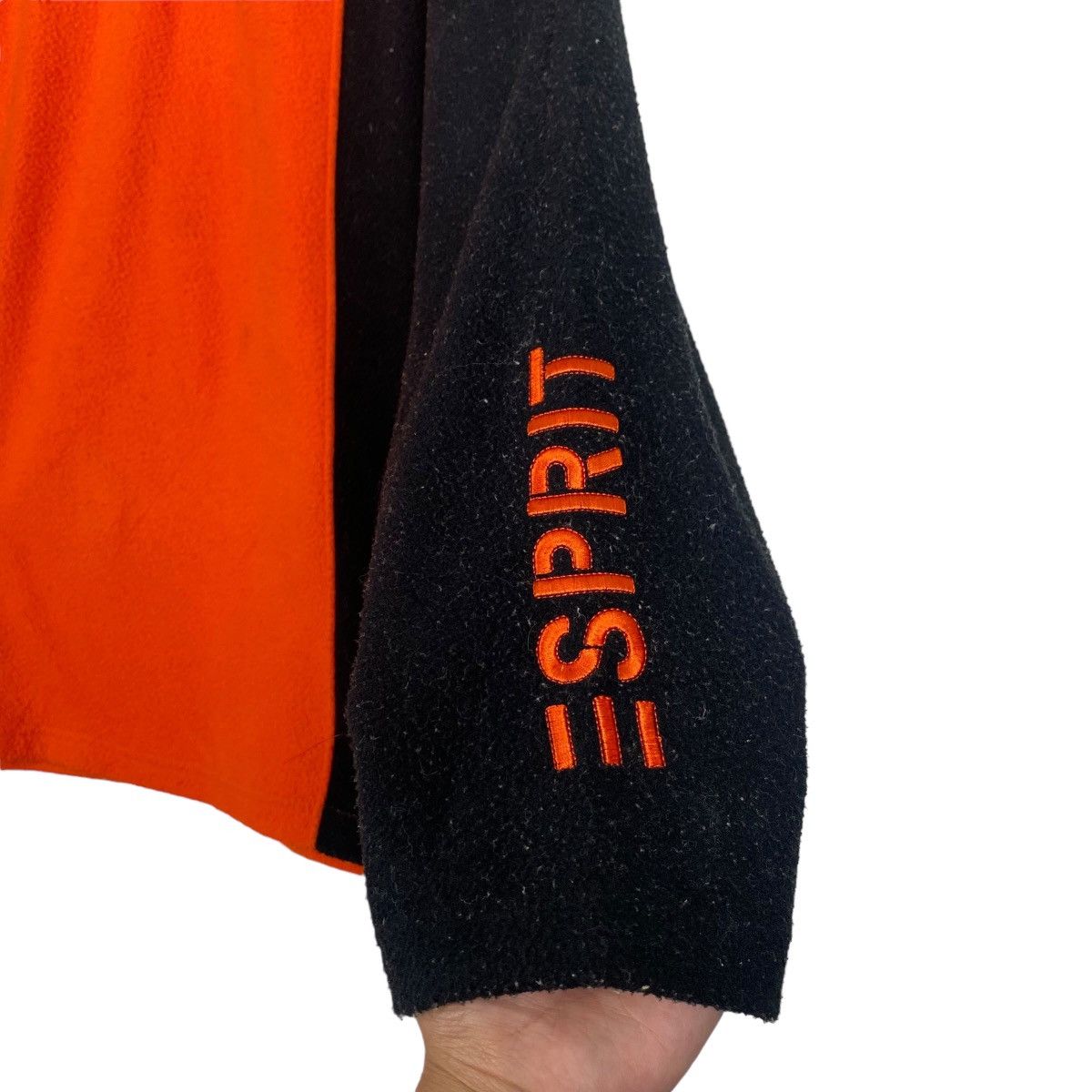 Japanese Brand Esprit Boxlogo Vintage 90s half zipper fleece Size US L / EU 52-54 / 3 - 7 Thumbnail