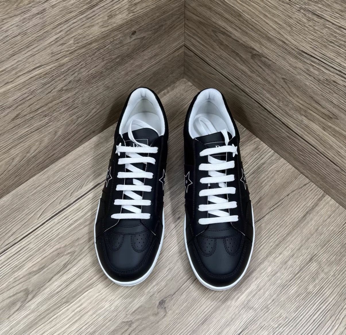 Dior Dior Star Black and White German Trainers J41 Size US 6.5 / IT 36.5 - 2 Thumbnail