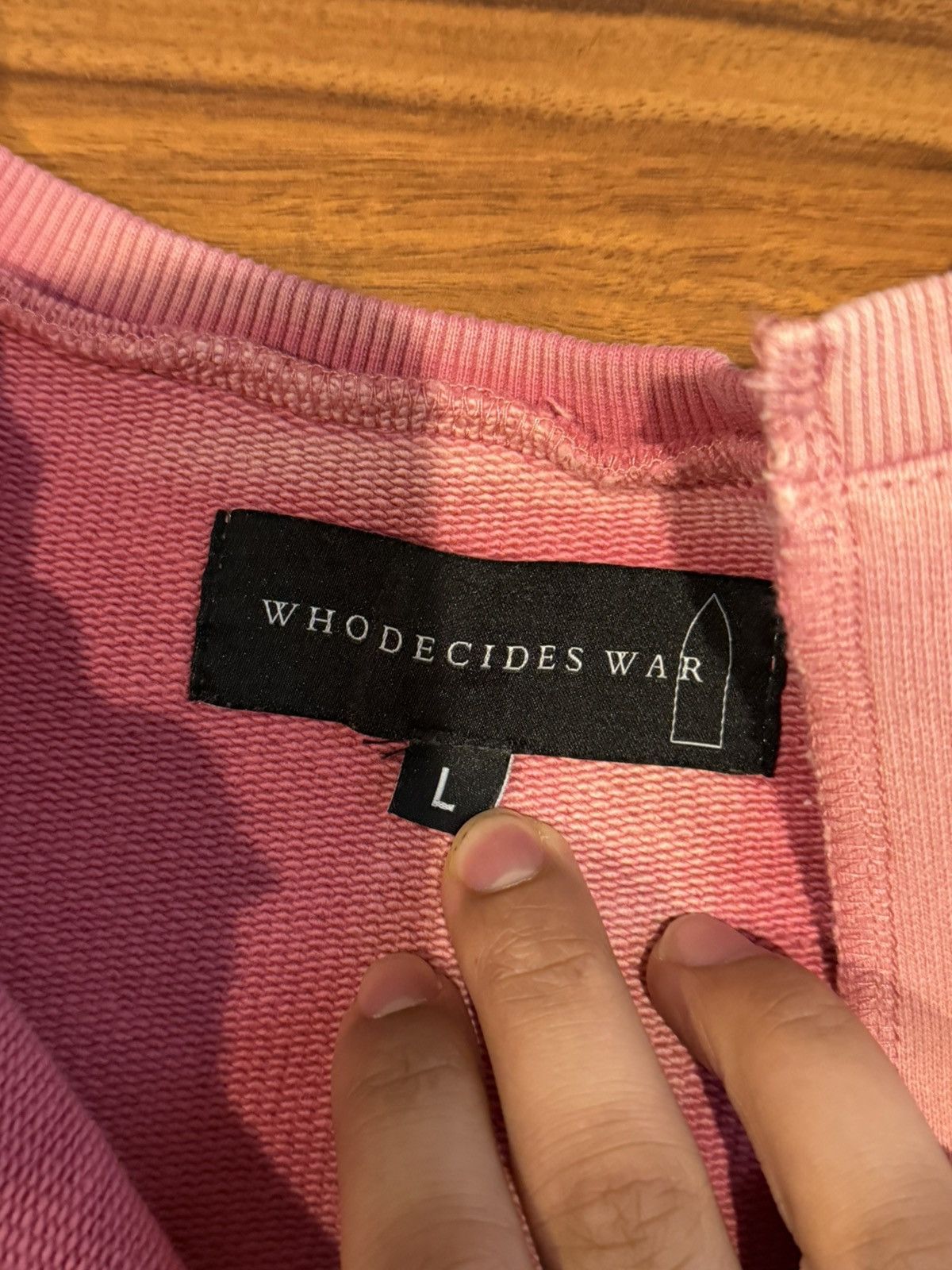 Who Decides War Who Decides War Pink Widowed Sweatshirt Size US L / EU 52-54 / 3 - 3 Thumbnail
