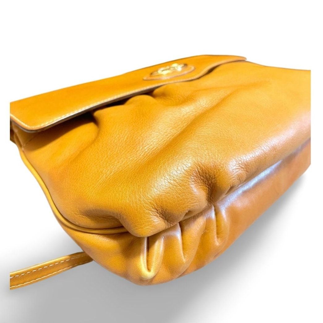 Celine Vintage Celine tanned brown leather shoulder bag with logo Size ONE SIZE - 6 Thumbnail