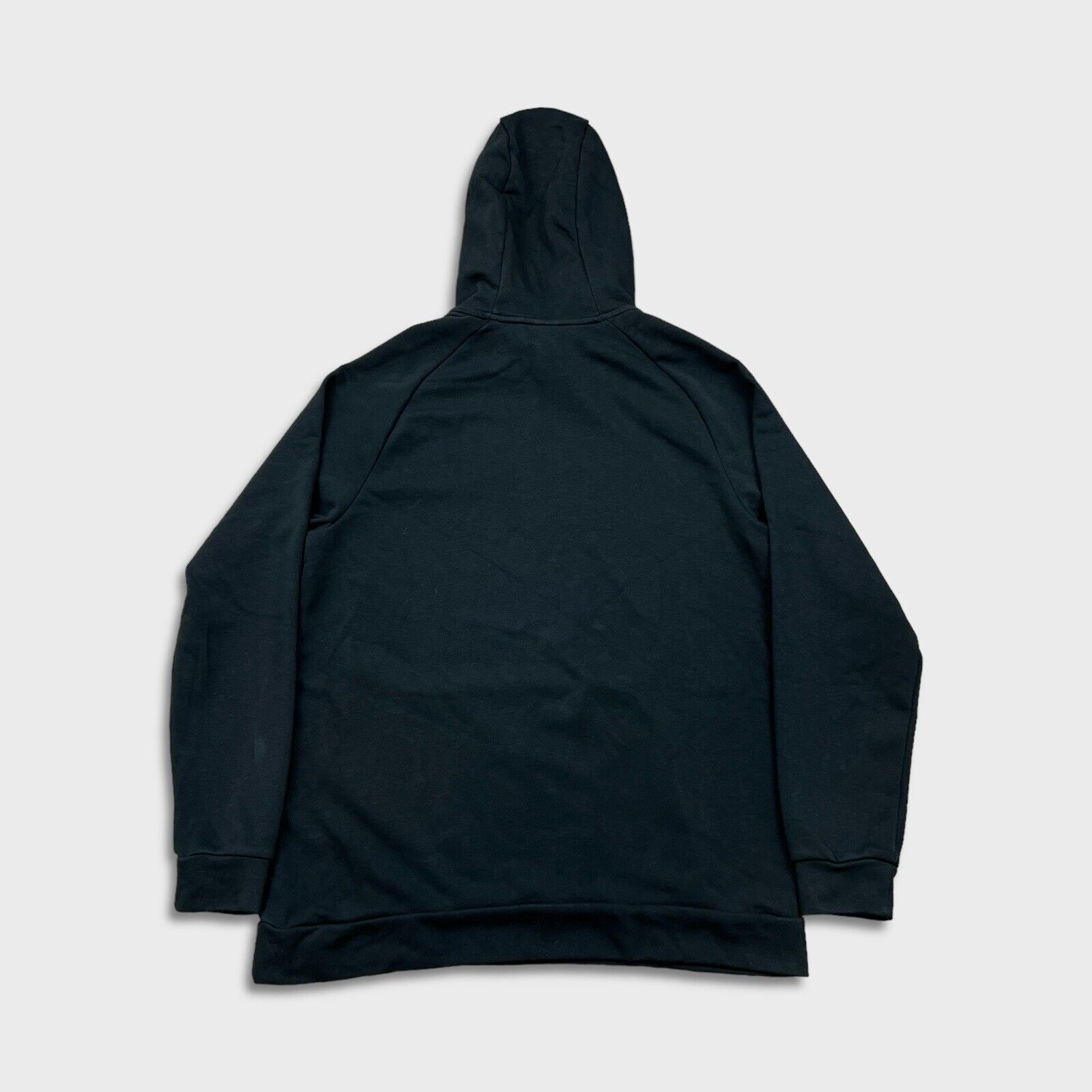 Nike × Vintage Nike Sportswear Hoodie Medium Black Big Center Swoosh Hooded Size US S / EU 44-46 / 1 - 4 Thumbnail