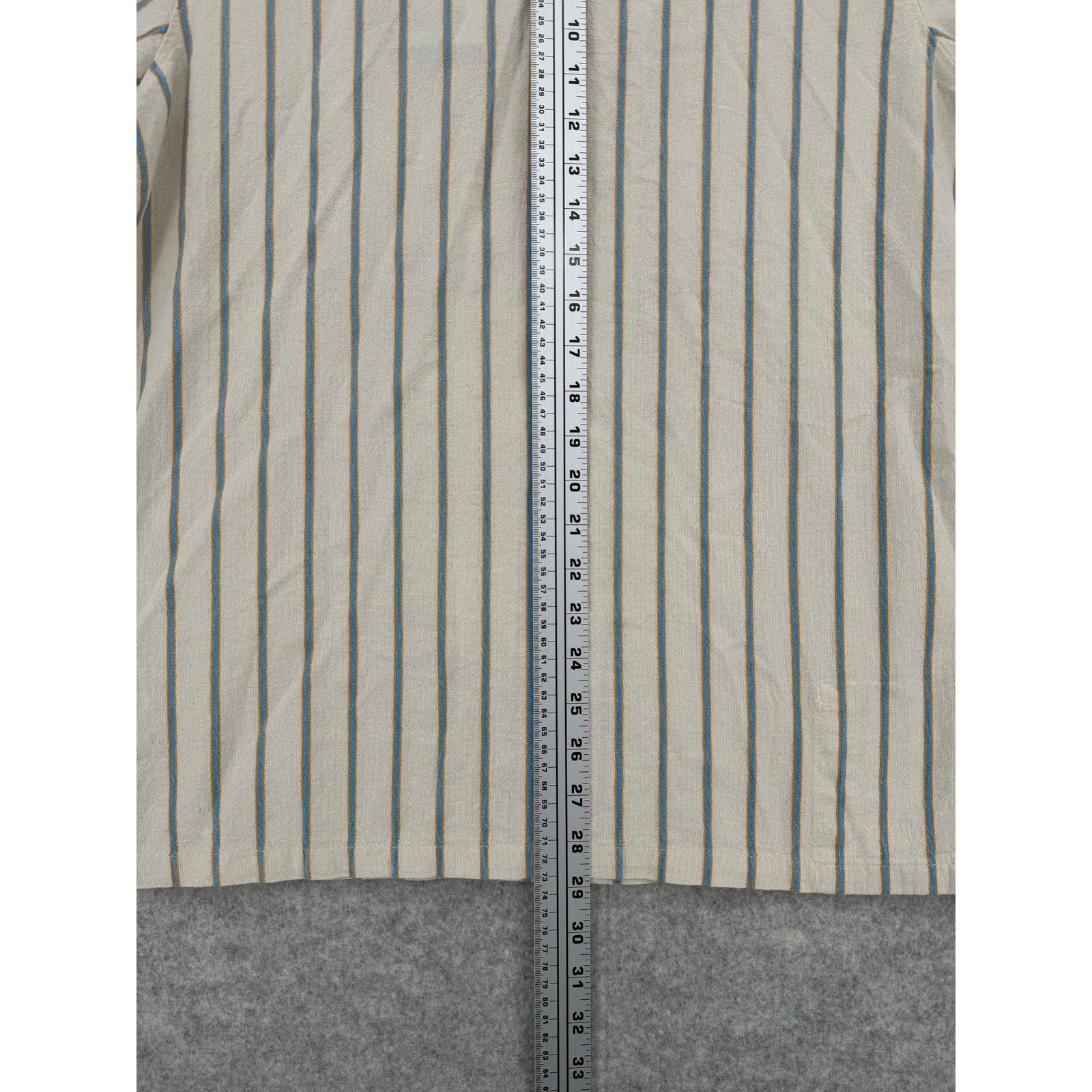 Prana NWT prAna Slim Canvas Mantra Striped Heritage Button Shirt Size US S / EU 44-46 / 1 - 9 Thumbnail