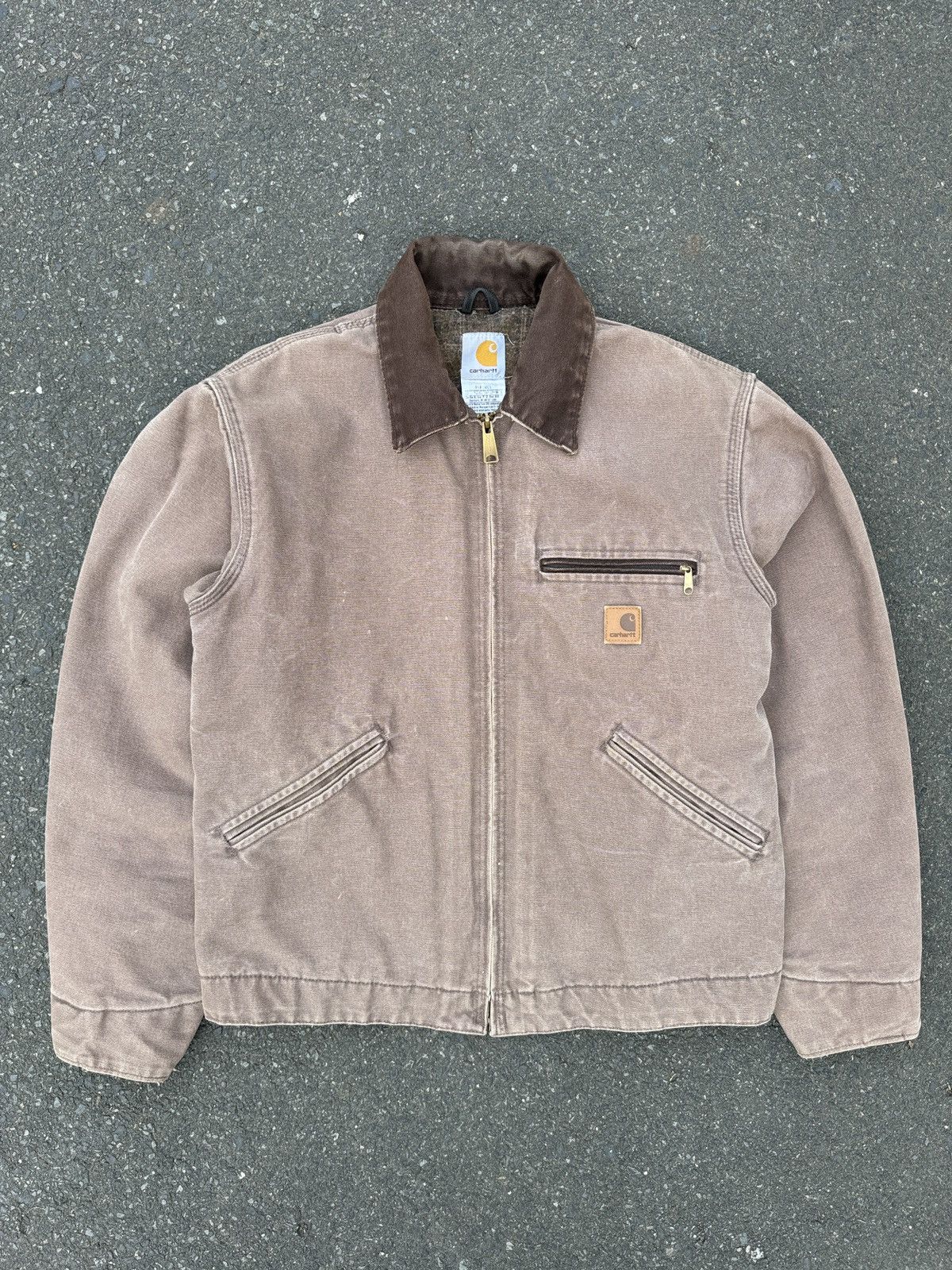 ジャケット・アウター 00s Carhartt Worn Faded Detroit Jacket VINTAGE Y2K CARHARTT ACTIVE DETROIT JACKET FADED BAGGY