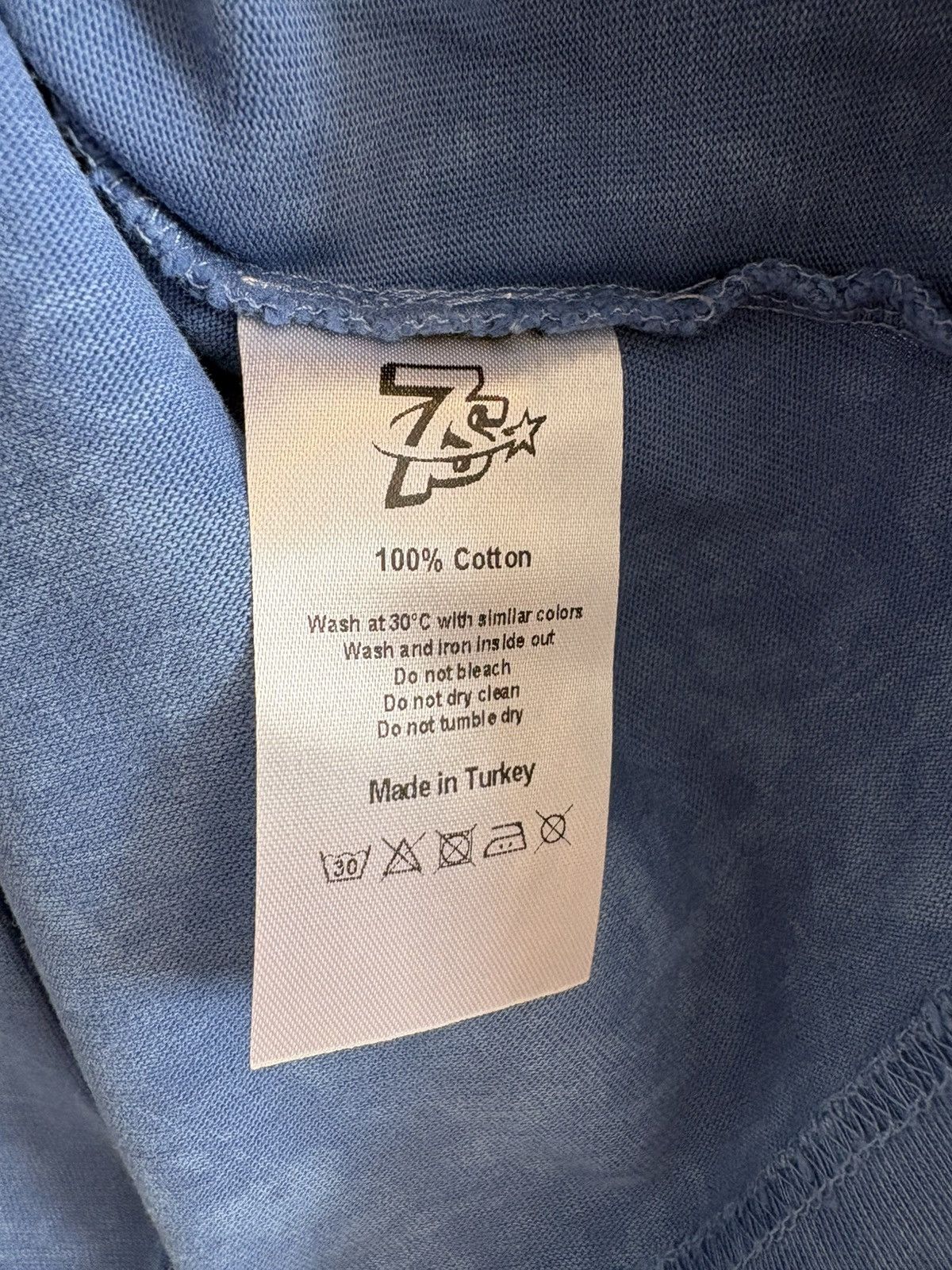 TRIPLE SEVENS Triple Sevens Men’s Small Blue Credit Card T-Shirt Size US S / EU 44-46 / 1 - 6 Thumbnail