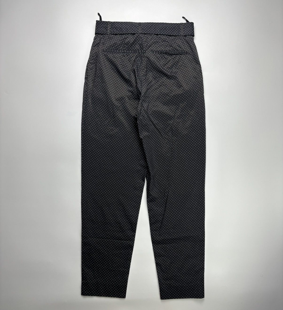 Celine Celine Phoebe Philo Polka Lightweight Belted Trousers Size 26" / US 2 / IT 38 - 10 Thumbnail