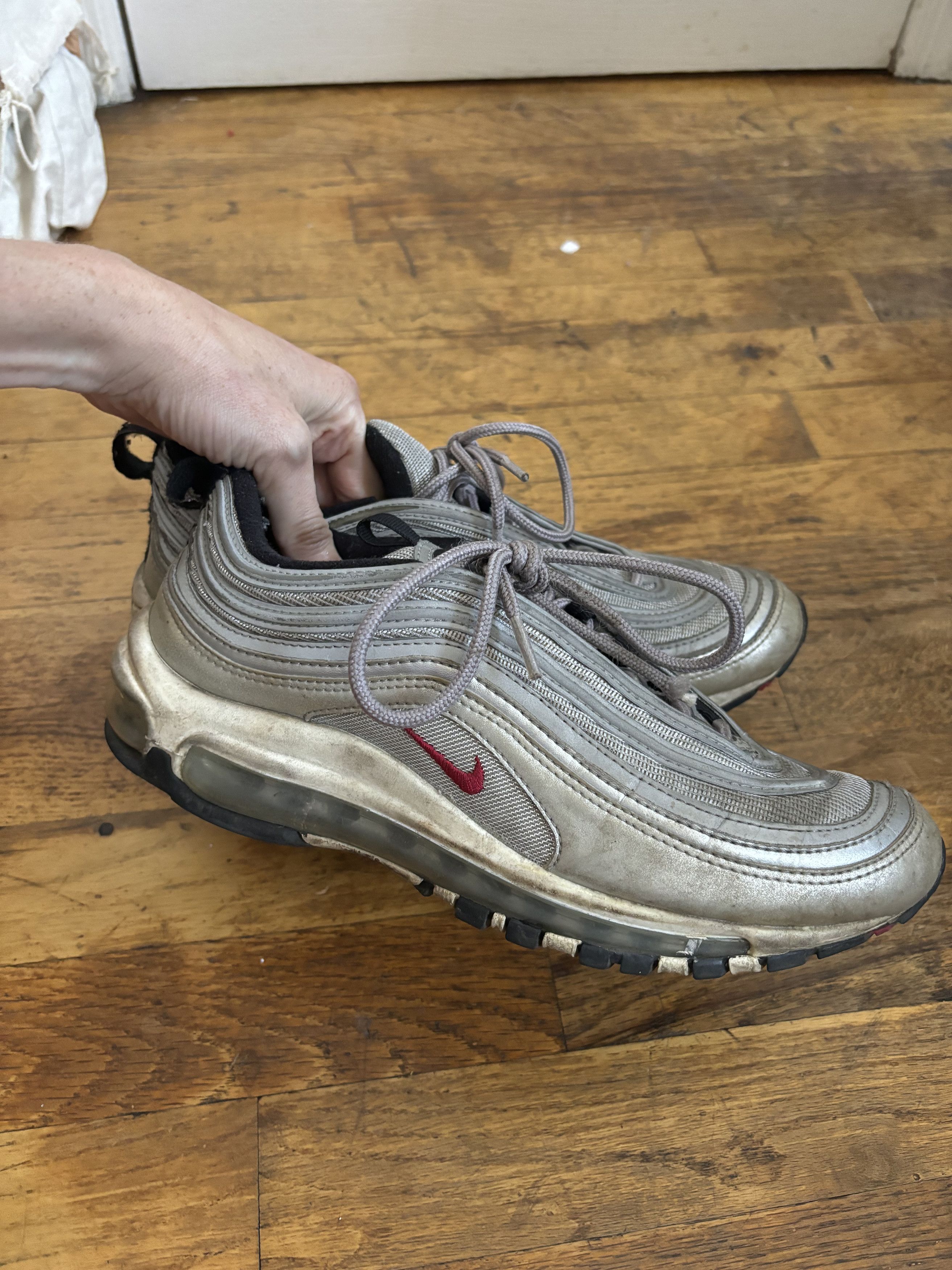 Nike air max 97 silver bullet grailed hotsell