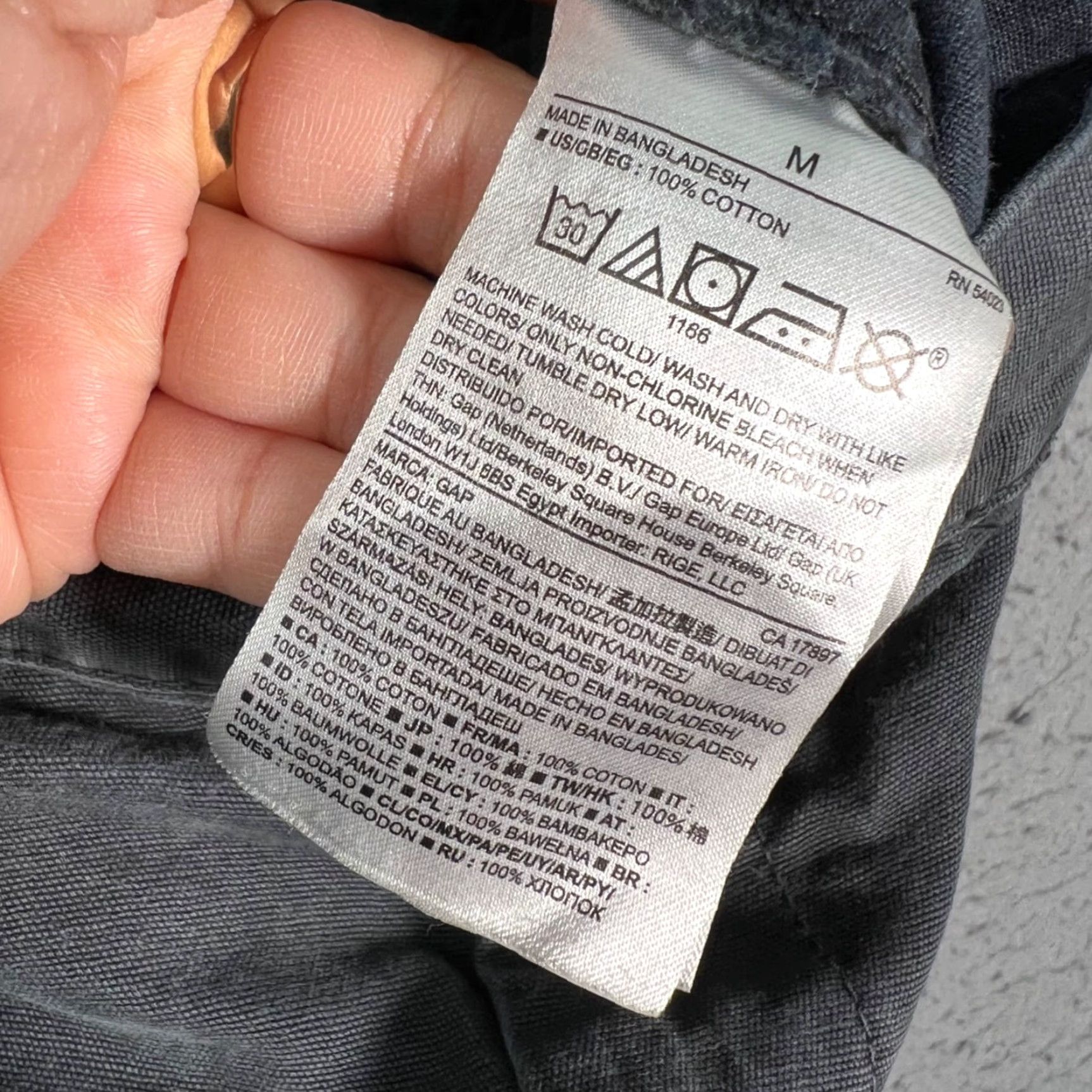 Gap Gap Mens Size Medium Gray Jogger Pants w/ Ankle Zip & Elastic Waist Size US 31 - 4 Thumbnail