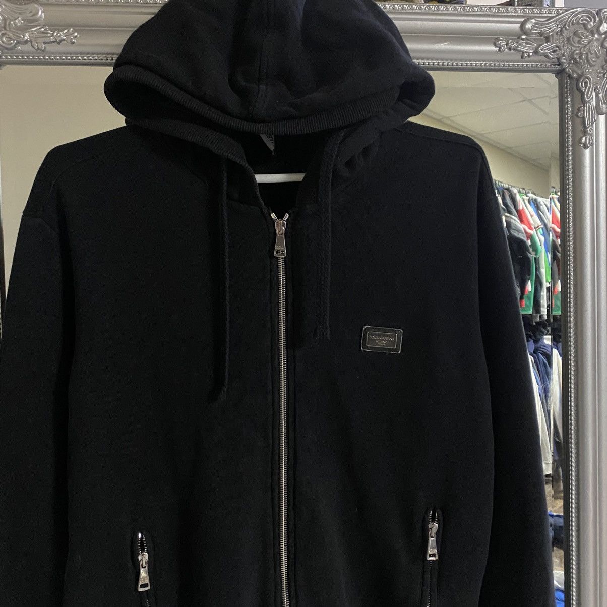 Dolce & Gabbana Dolce&Gabbana Zip Hoodie Black Size US S / EU 44-46 / 1 - 2 Thumbnail