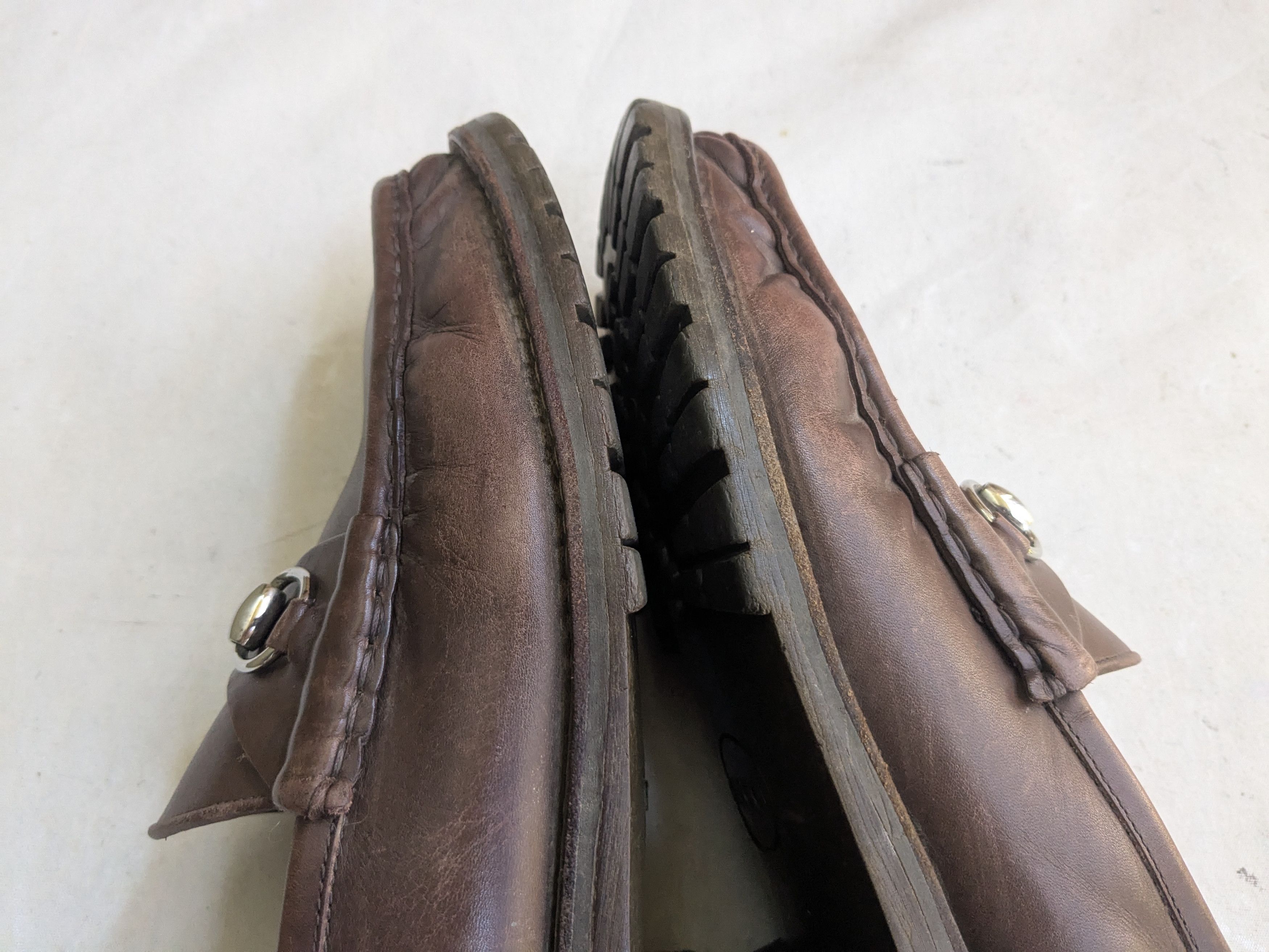 Gucci Gucci Horsebit Loafers Brown 10 D Leather Rubber Size US 10 / EU 43 - 6 Thumbnail