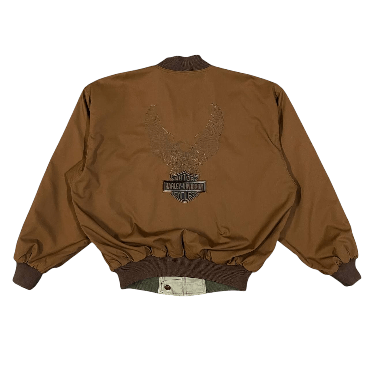 Harley Davidson Vintage Harley Davidson Bomber Jacket Reversible Size US L / EU 52-54 / 3 - 16 Thumbnail