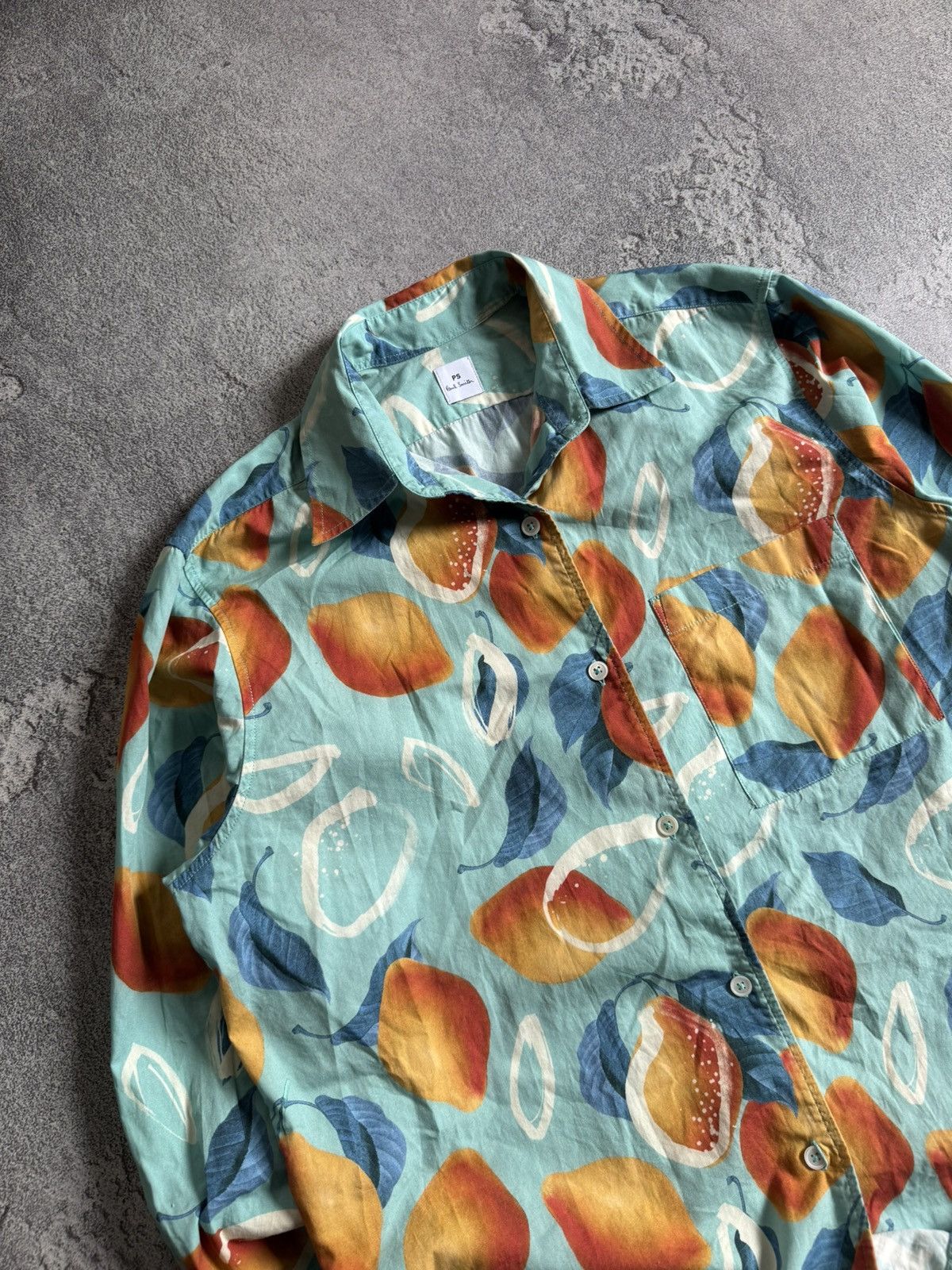 Paul Smith PS Paul Smith 36 all printed mango 🥭 shirt button up blouse Size S / US 4 / IT 40 - 2 Thumbnail