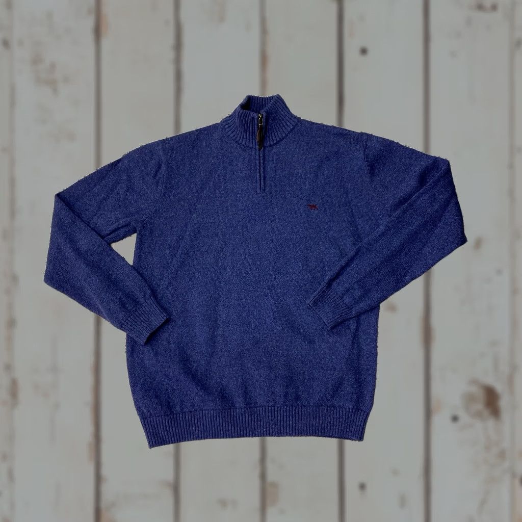 Rodd & Gunn Rodd & Gunn Sweatshirt Mens XL Blue 1/4 Zip Long Sleeve Cotton Knit Henley Zip Sweatshirt Size US XL / EU 56 / 4 - 1 Thumbnail