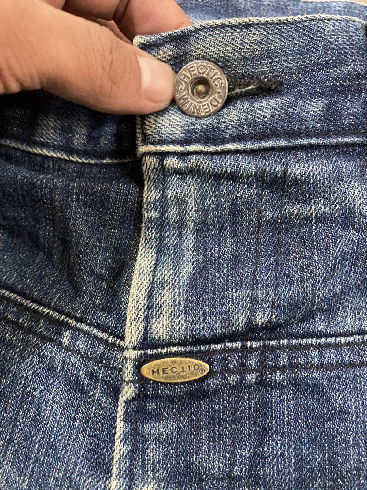 Hysteric Glamour × JNCO Vintage OG Mad Hectic Scout Denim 3 Quarter Jeans act200 Size US 36 / EU 52 - 13 Thumbnail