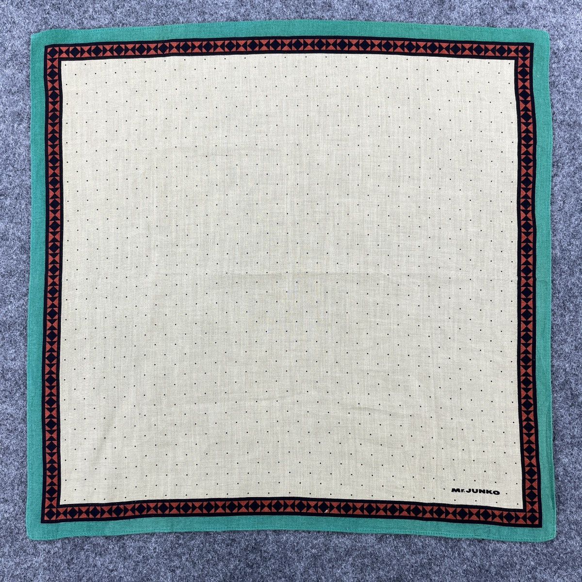 Japanese Brand × Mr. Junko × Vintage Mr. Junko Handkerchief / Bandana / Neckerchief B409 Size ONE SIZE - 1 Thumbnail