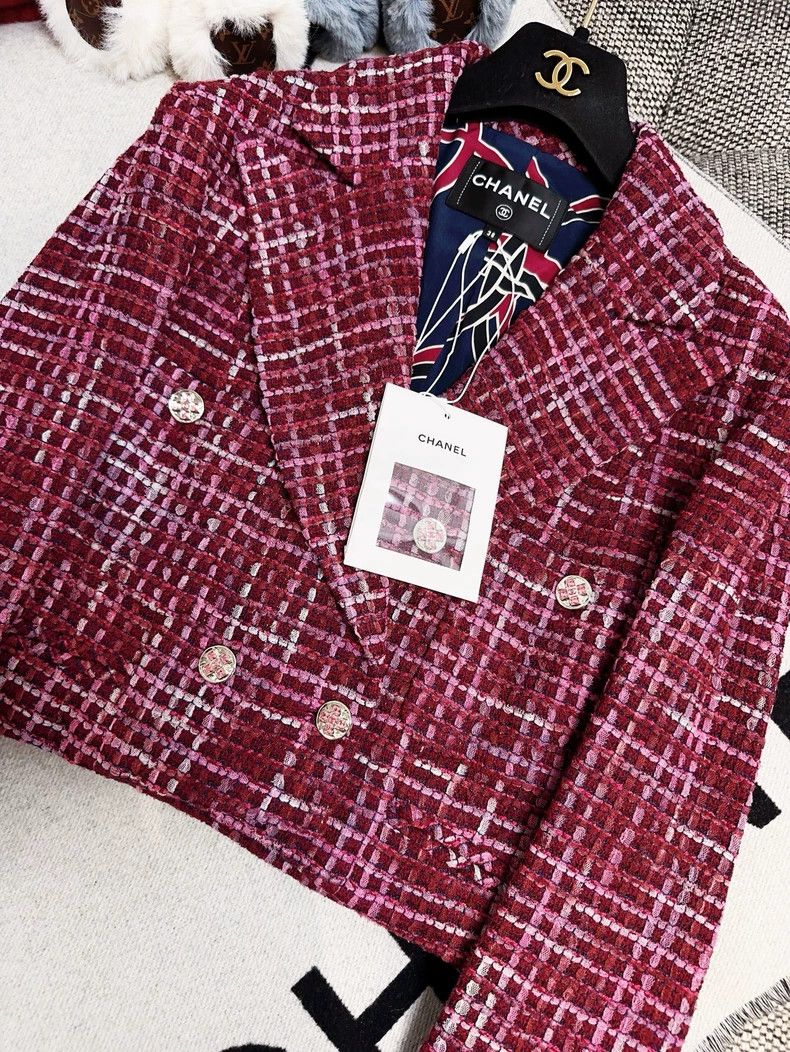 Chanel Chanel 23S tweed knitted coat Size XS / US 0-2 / IT 36-38 - 3 Thumbnail