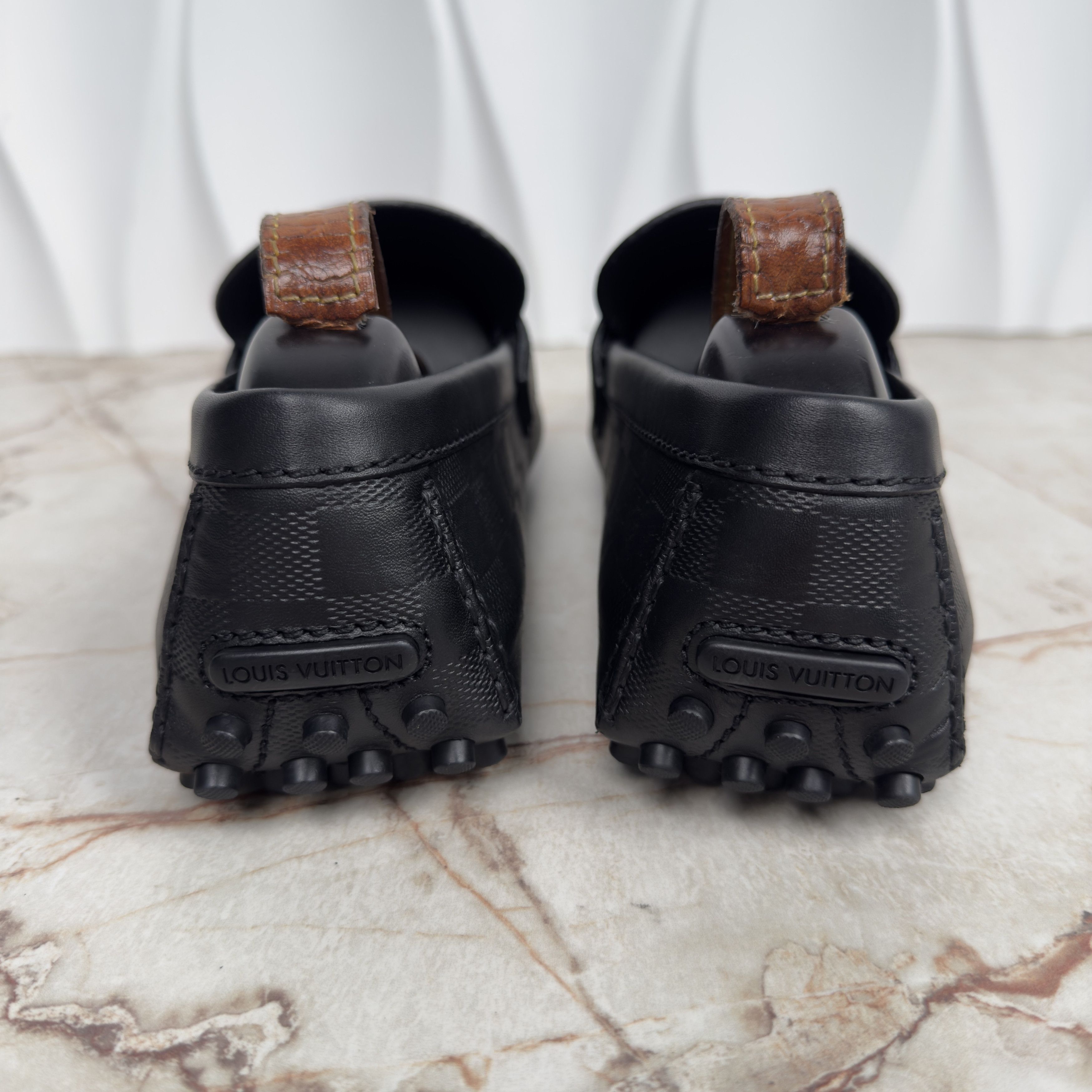 Louis Vuitton Hockenheim Damier Infini Driving Moccasins Size US 10.5 / EU 43-44 - 8 Thumbnail