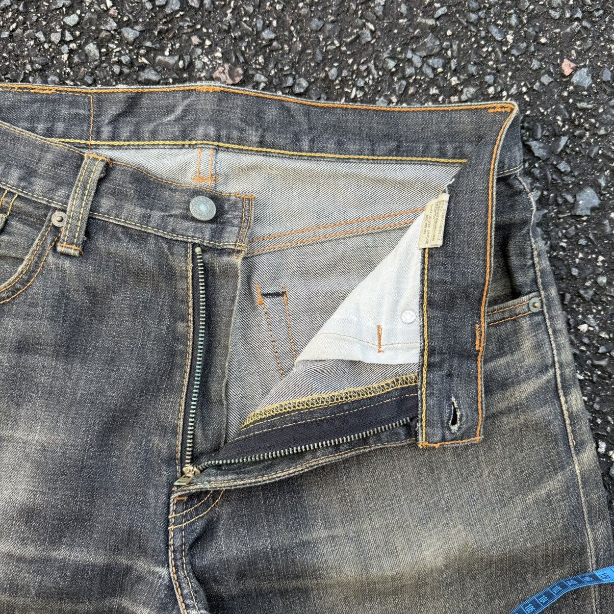 Levi's Vintage Clothing VINTAGE LEVI'S 702 BLACK RUSTY FADED JEAN DENIM PANTS Size US 33 - 8 Thumbnail
