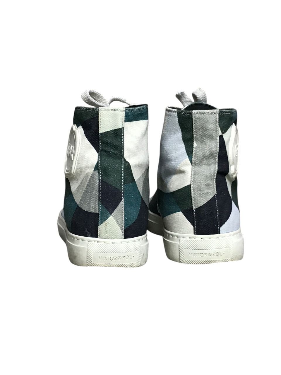 Viktor & Rolf Viktor & Rolf Camo White Suede Sneakers Size US 6 / EU 39 - 12 Thumbnail