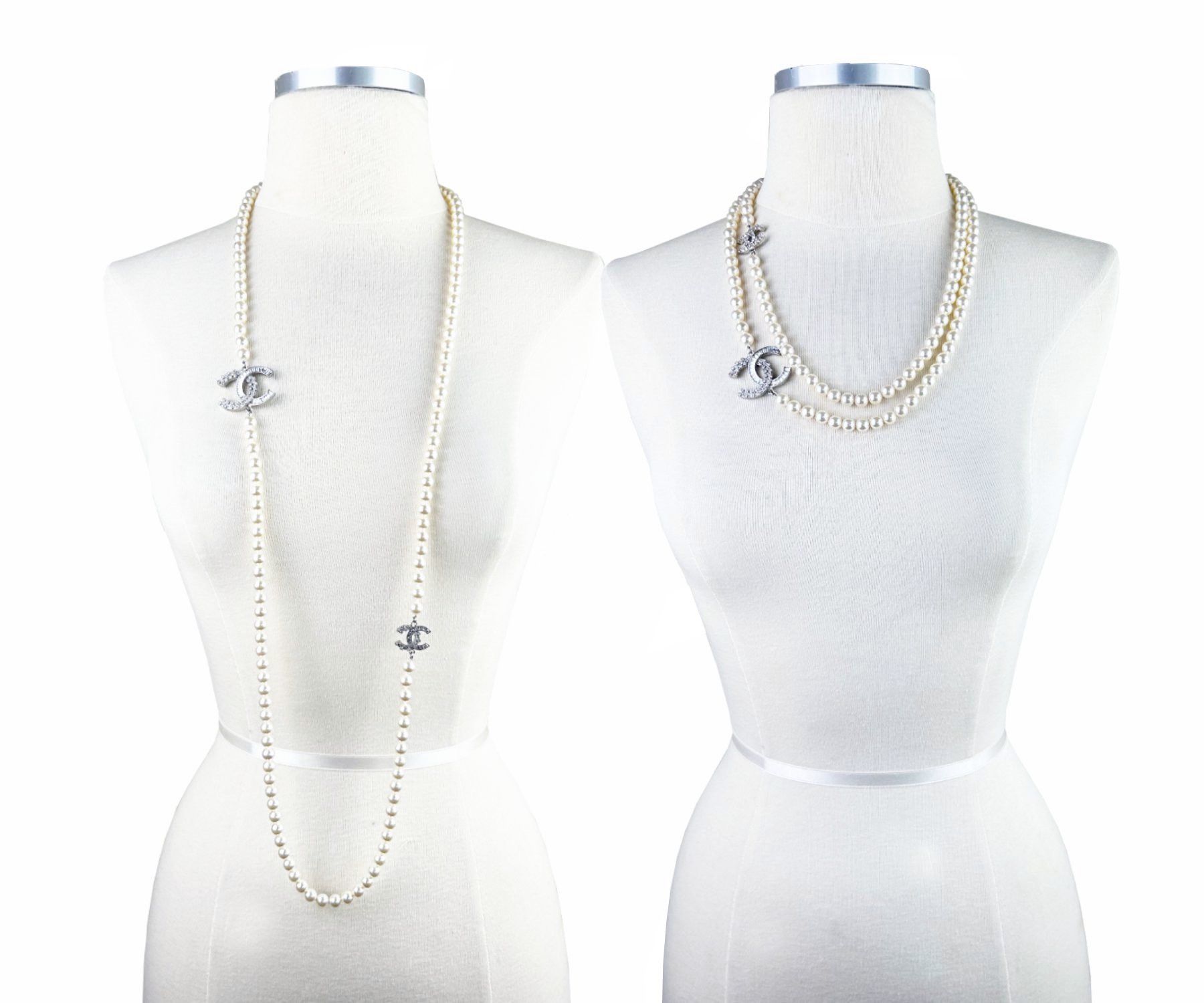 Chanel Chanel Gold CC Scatter Pearl Necklace 100 Year Anniversary Size ONE SIZE - 3 Thumbnail