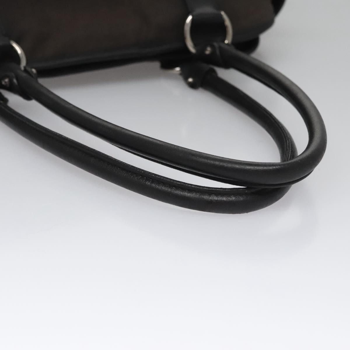 Salvatore Ferragamo Salvatore Ferragamo Hand Bag Canvas Leather Black Silver Size ONE SIZE - 7 Thumbnail
