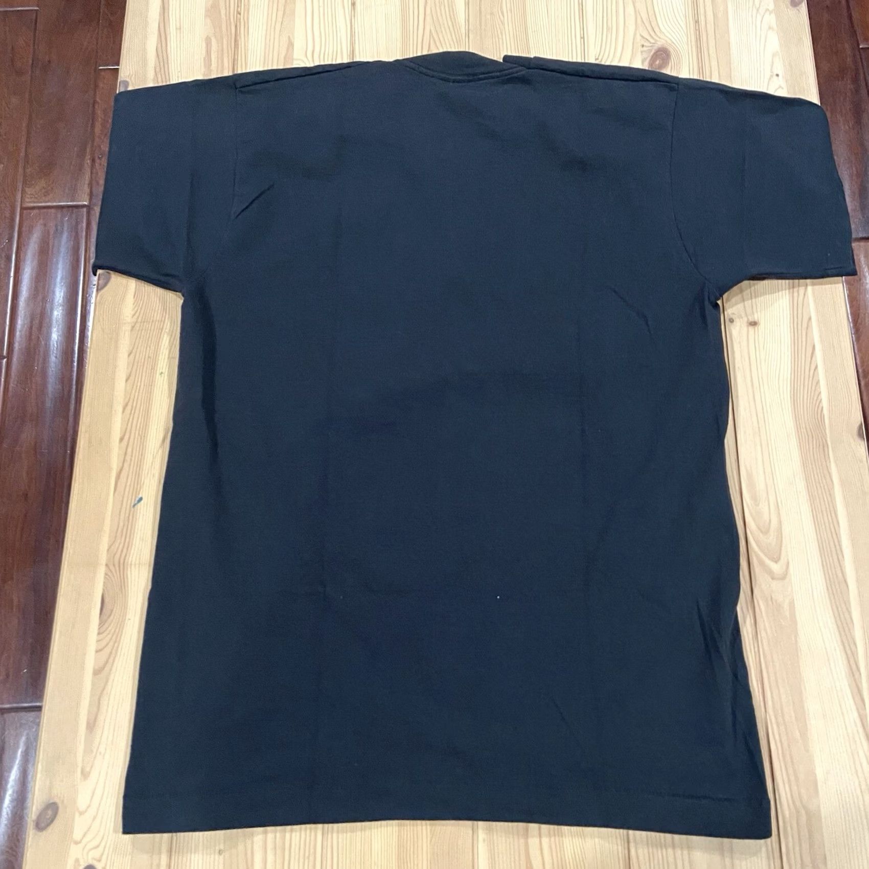 Vintage VINTAGE If you Cant Fly with the Big Boys Stay in the Hangar! Pilot Planes T-Shirt Men's 90s Black Cotton Short Sleeve Crew Neck L Adjustable Size US L / EU 52-54 / 3 - 2 Thumbnail