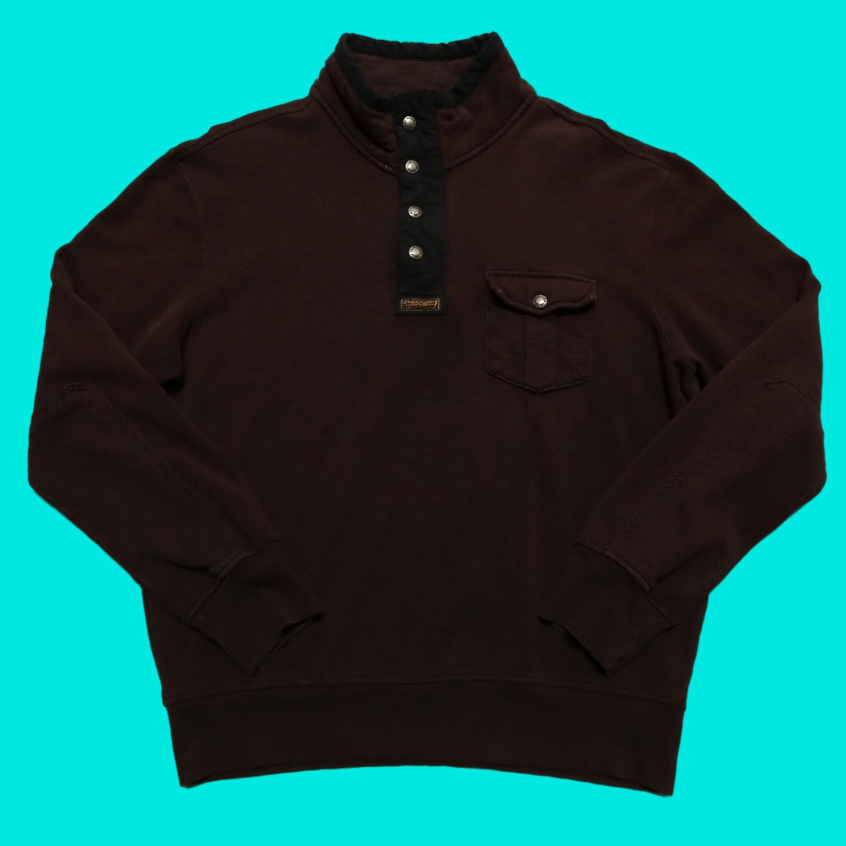 Polo Ralph Lauren Vintage Polo Ralph Lauren Sweatshirt Mens XL Brown Size US XL / EU 56 / 4 - 1 Thumbnail