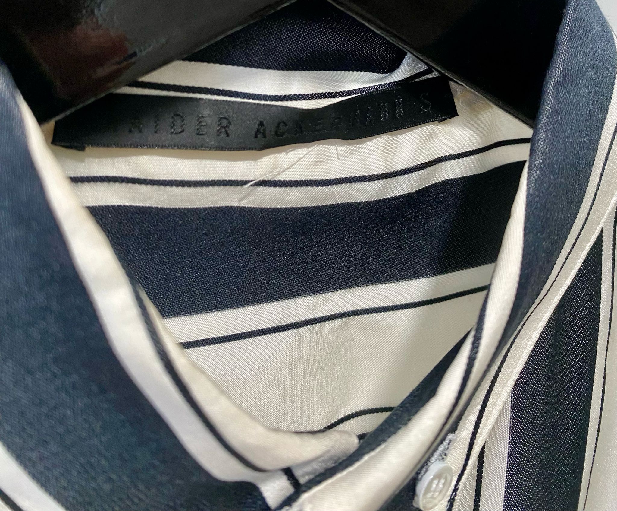 Haider Ackermann Haider Ackermann - SS17 Striped Silk Shirt Size US S / EU 44-46 / 1 - 3 Thumbnail