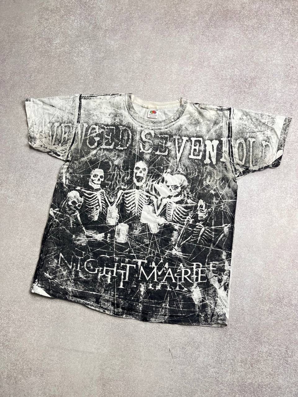 Other VINTAGE AVENGED SEVENHOLD NIGTHMARE ALLOVERPRINT T-SHIRT M Size US M / EU 48-50 / 2 - 2 Thumbnail