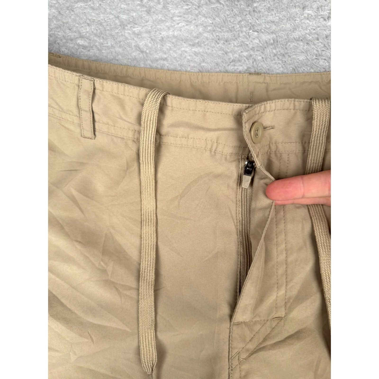 Mossimo Mossimo Men Beige Chino 36 36x11 100% Polyester Drawstring Casual Size ONE SIZE - 6 Thumbnail