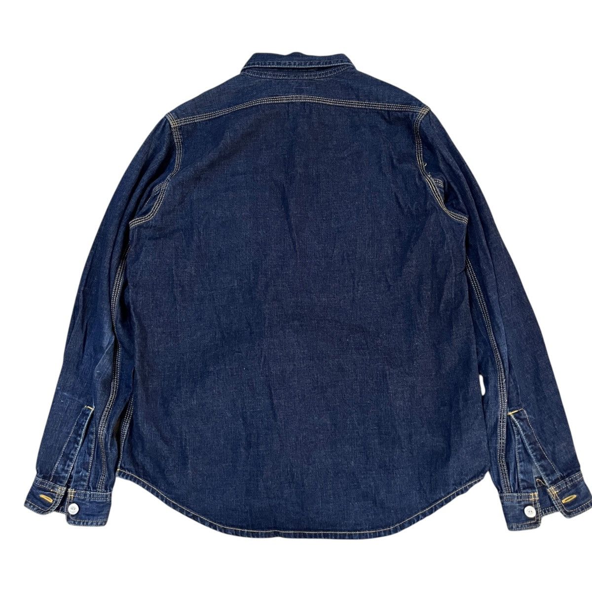 Japanese Brand × Sassafras Sassafras Japan Whole Garden Denim Shirt Size US M / EU 48-50 / 2 - 2 Thumbnail