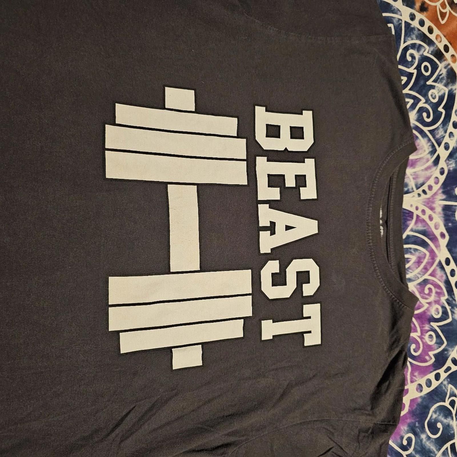 Designer Men's Navy Beast Mode T-shirt Size US M / EU 48-50 / 2 - 3 Thumbnail