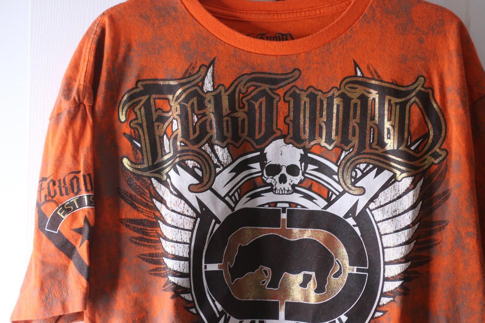 Other T-SHIRT-ECKO UNLTD BLACK GRAPHIC-MEN'S X-large SIZE Orange Size US XL / EU 56 / 4 - 4 Thumbnail