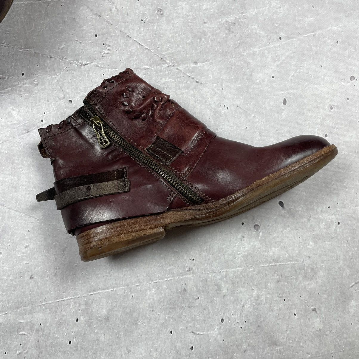 A.S.98 × If Six Was Nine × Japanese Brand 90s Vintage Leather Cowboy Leather Boots A.s. 98 shoes Size US 7 / IT 37 - 6 Thumbnail